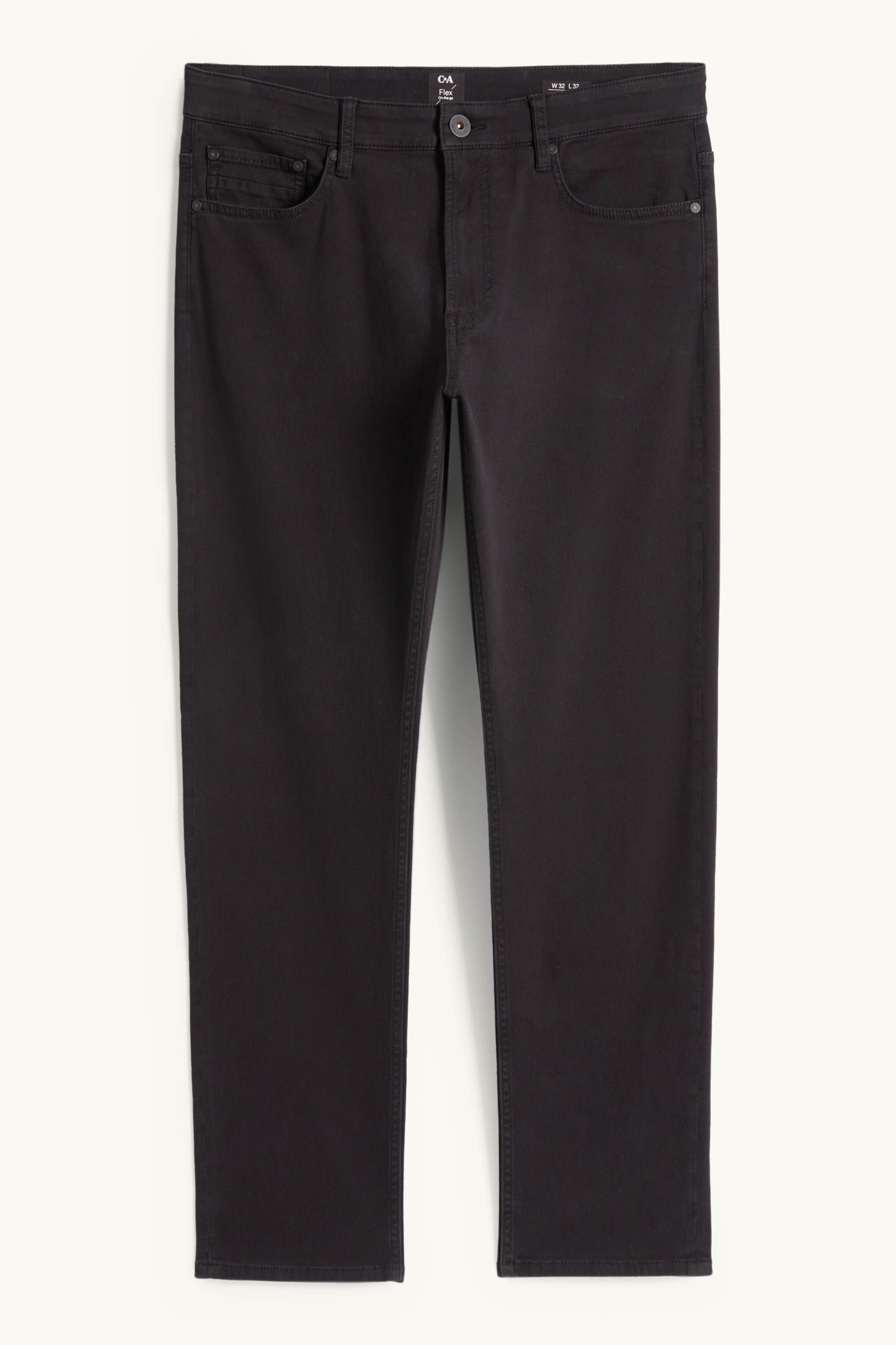 Trousers - slim fit - LYCRA® black