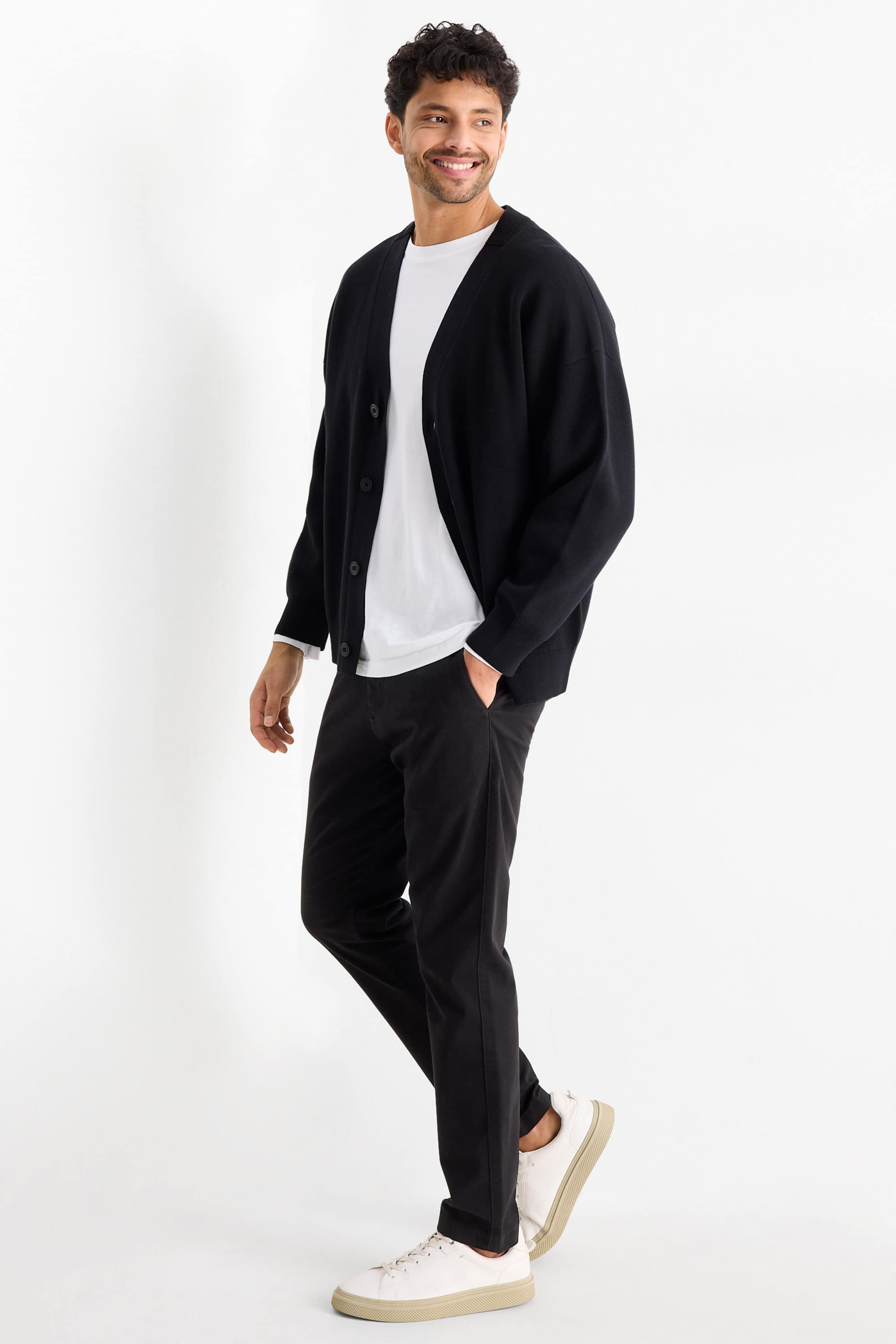 Chinos - slim fit black