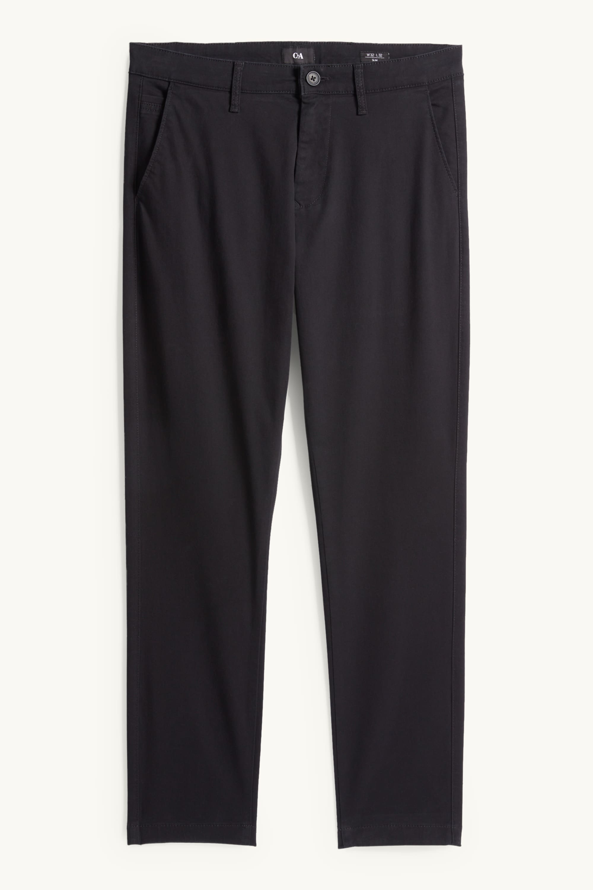 Chinos - slim fit black