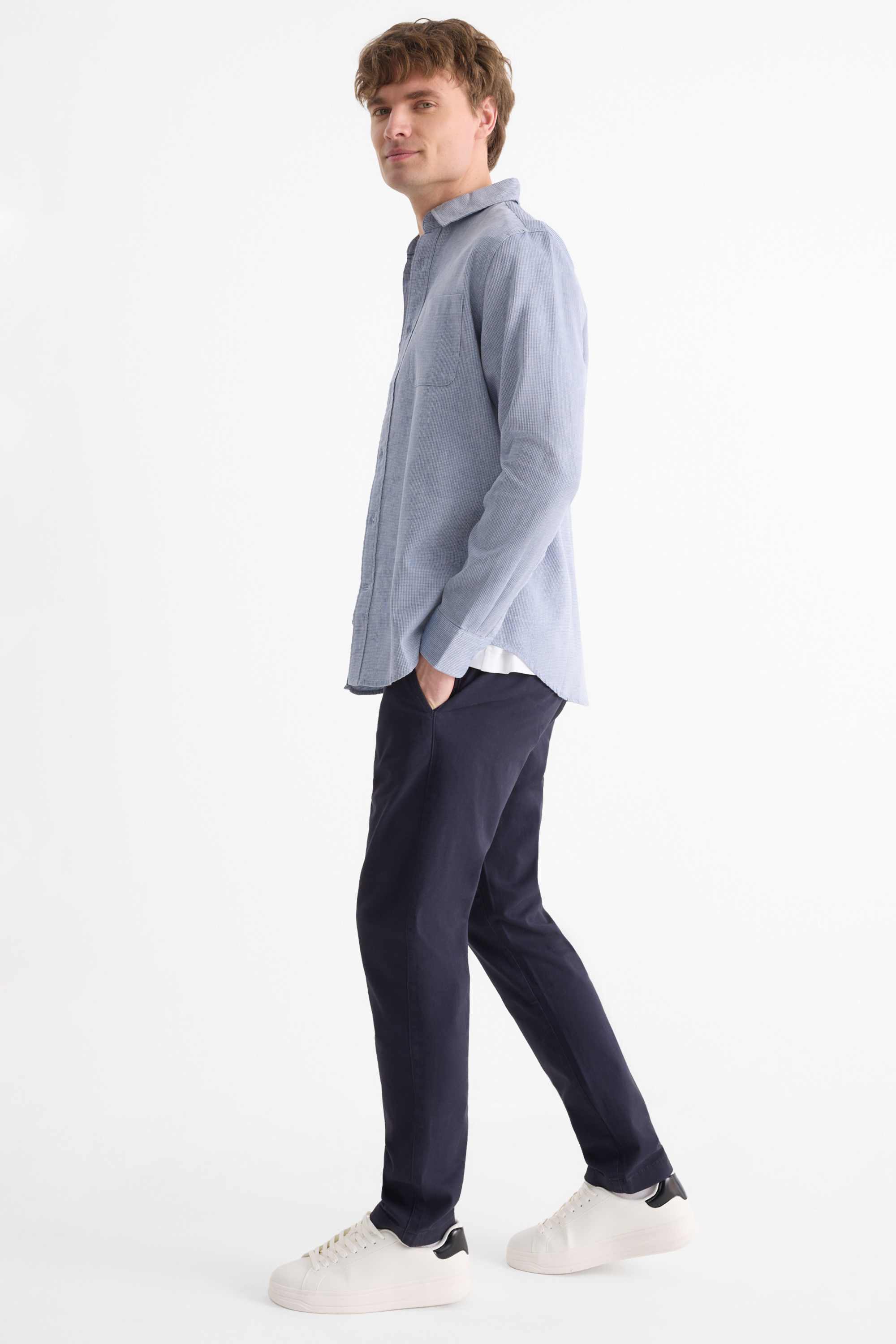 Chinos - slim fit dark blue