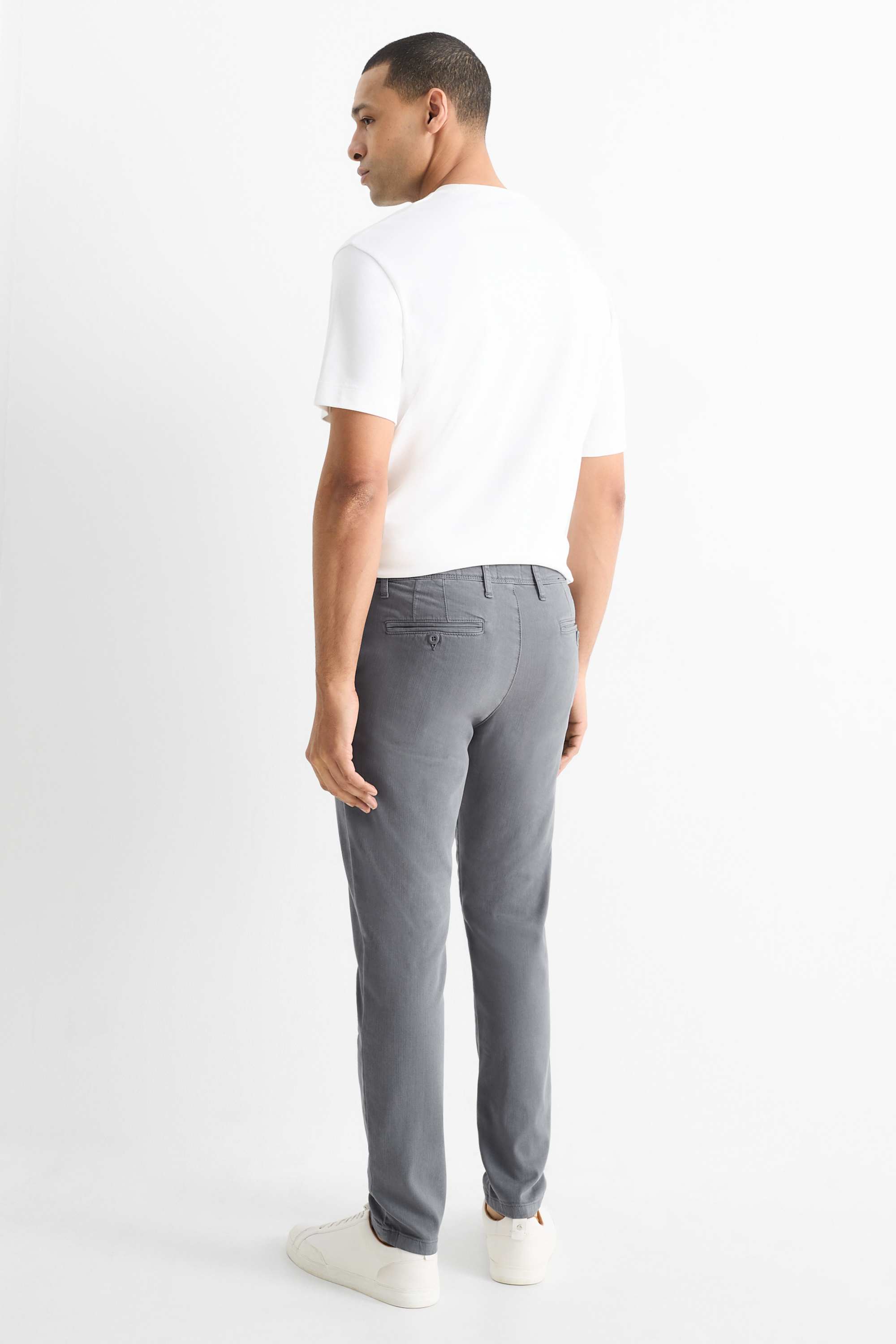 Chinos - slim fit gray