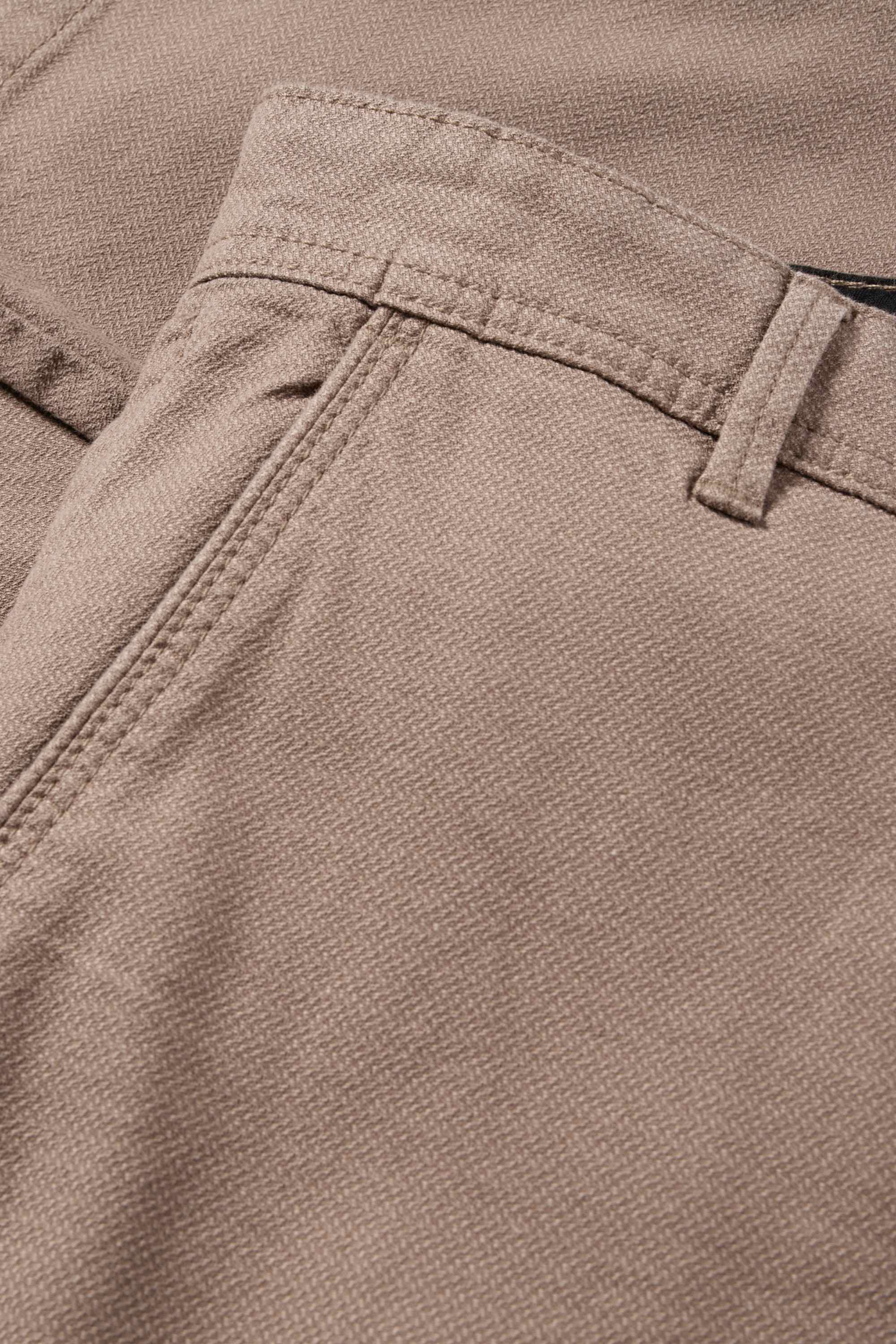 Chinos - slim fit - textured brown