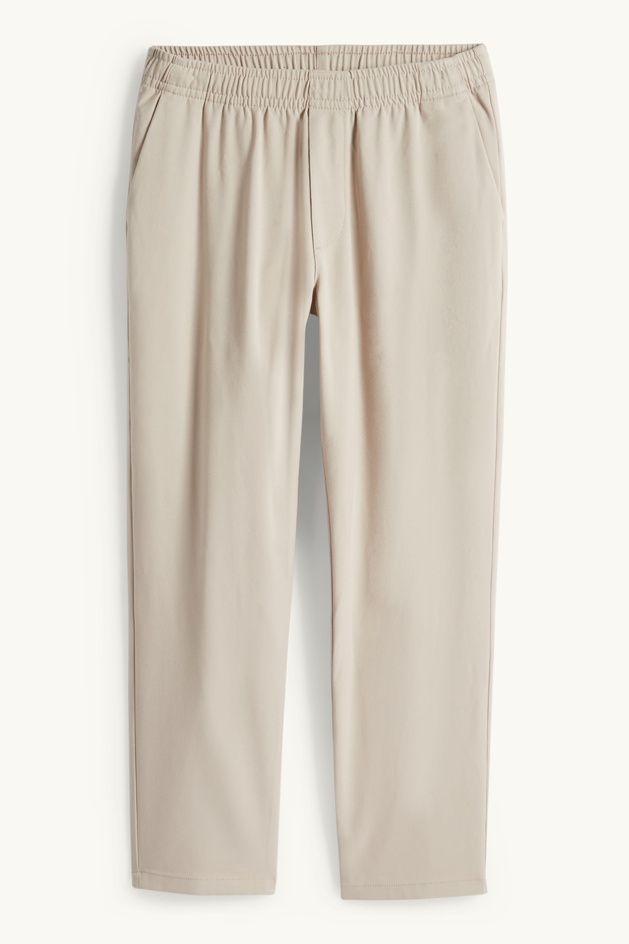 Chinos - tapered fit light beige