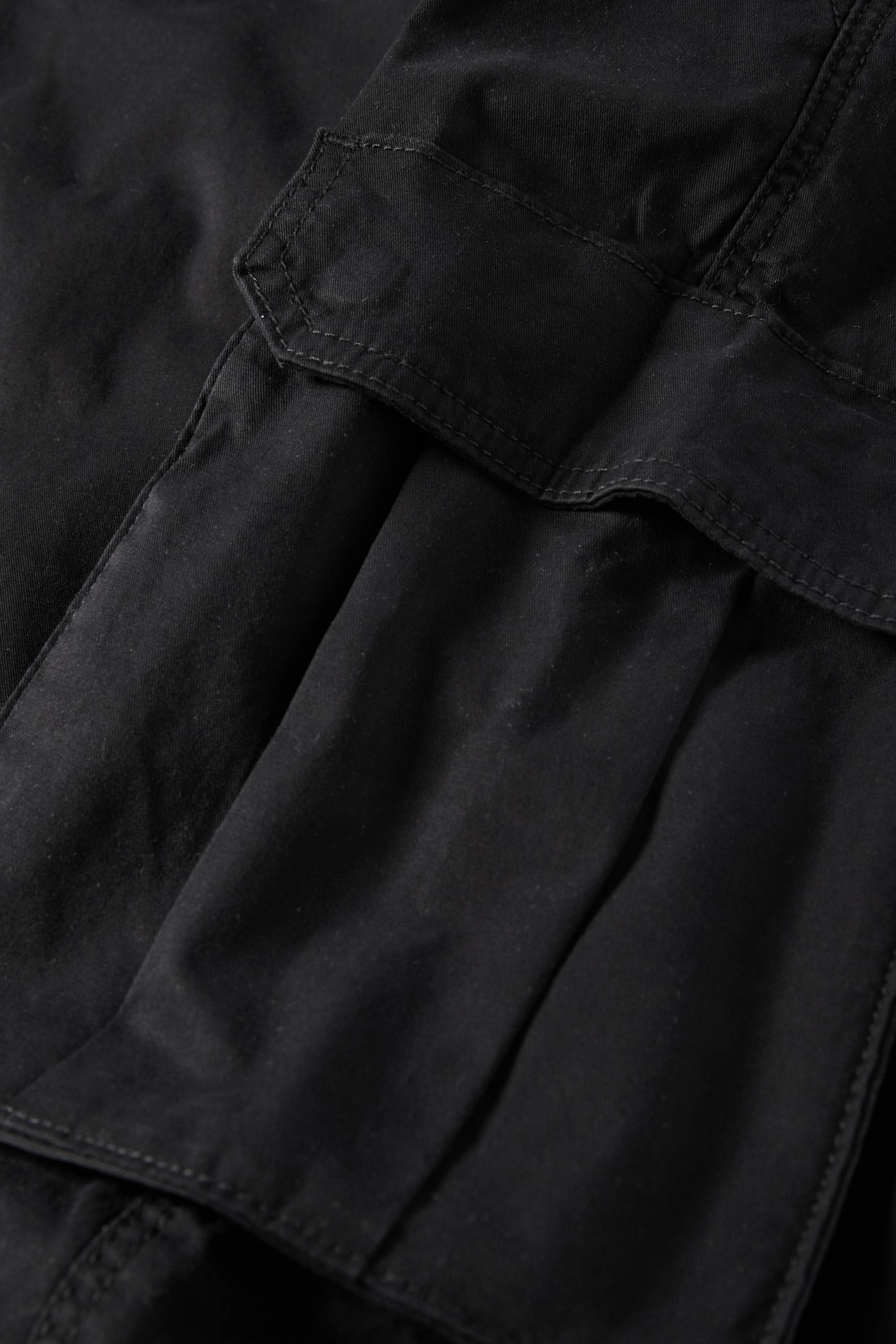 Cargo trousers - tapered fit black