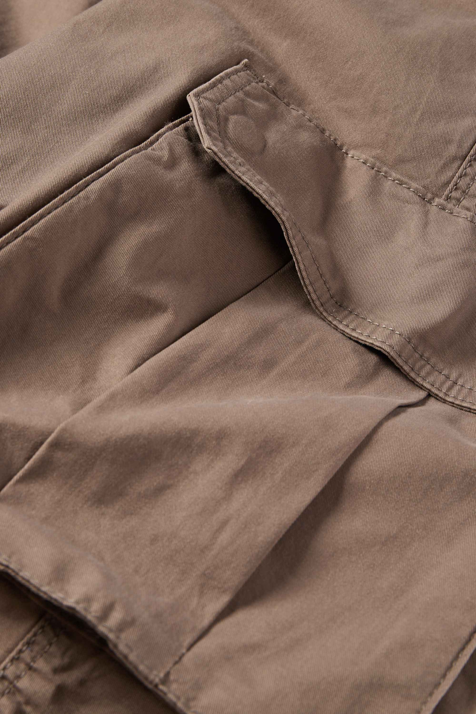 Cargo trousers - tapered fit brown