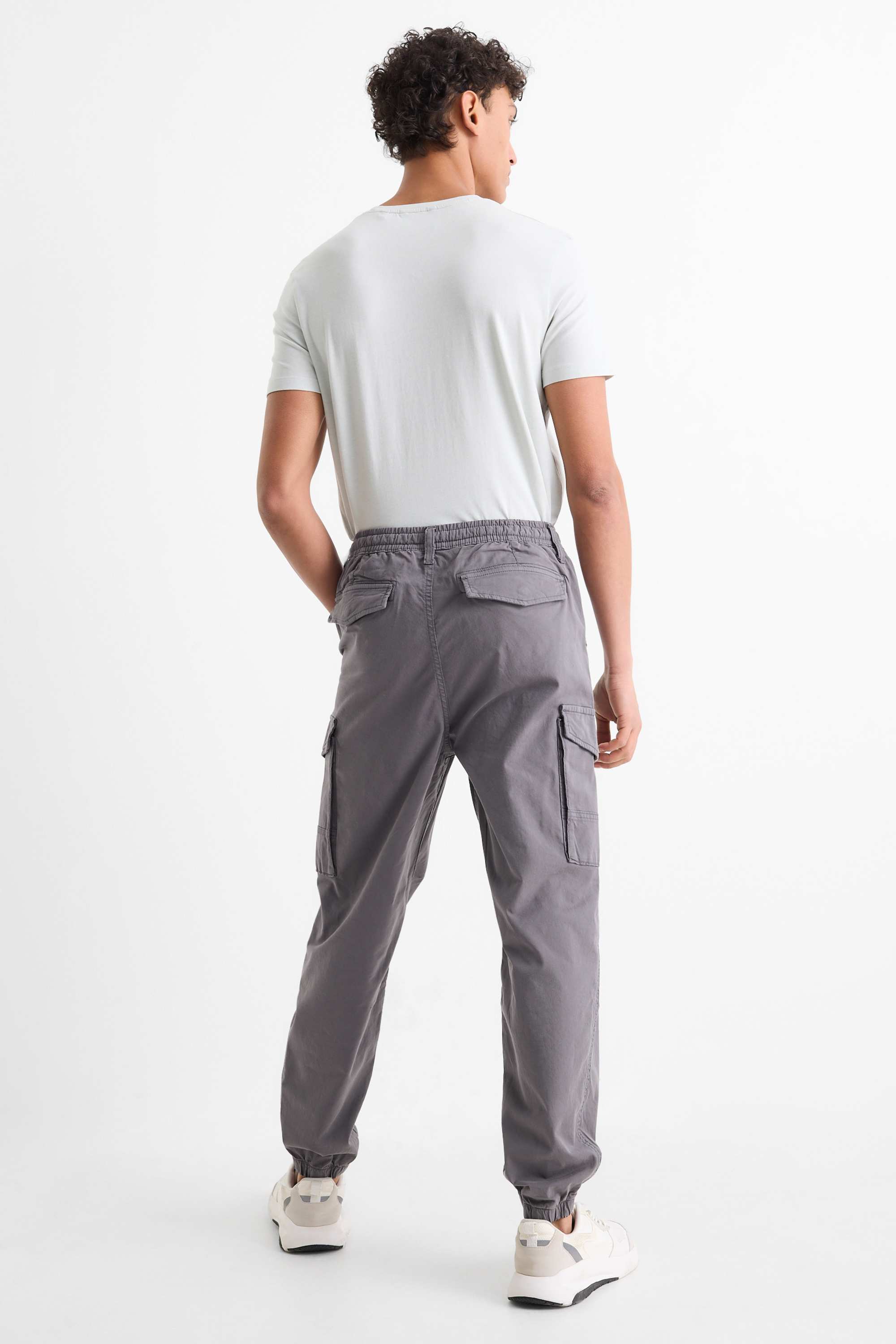 Cargo trousers - relaxed fit dark gray