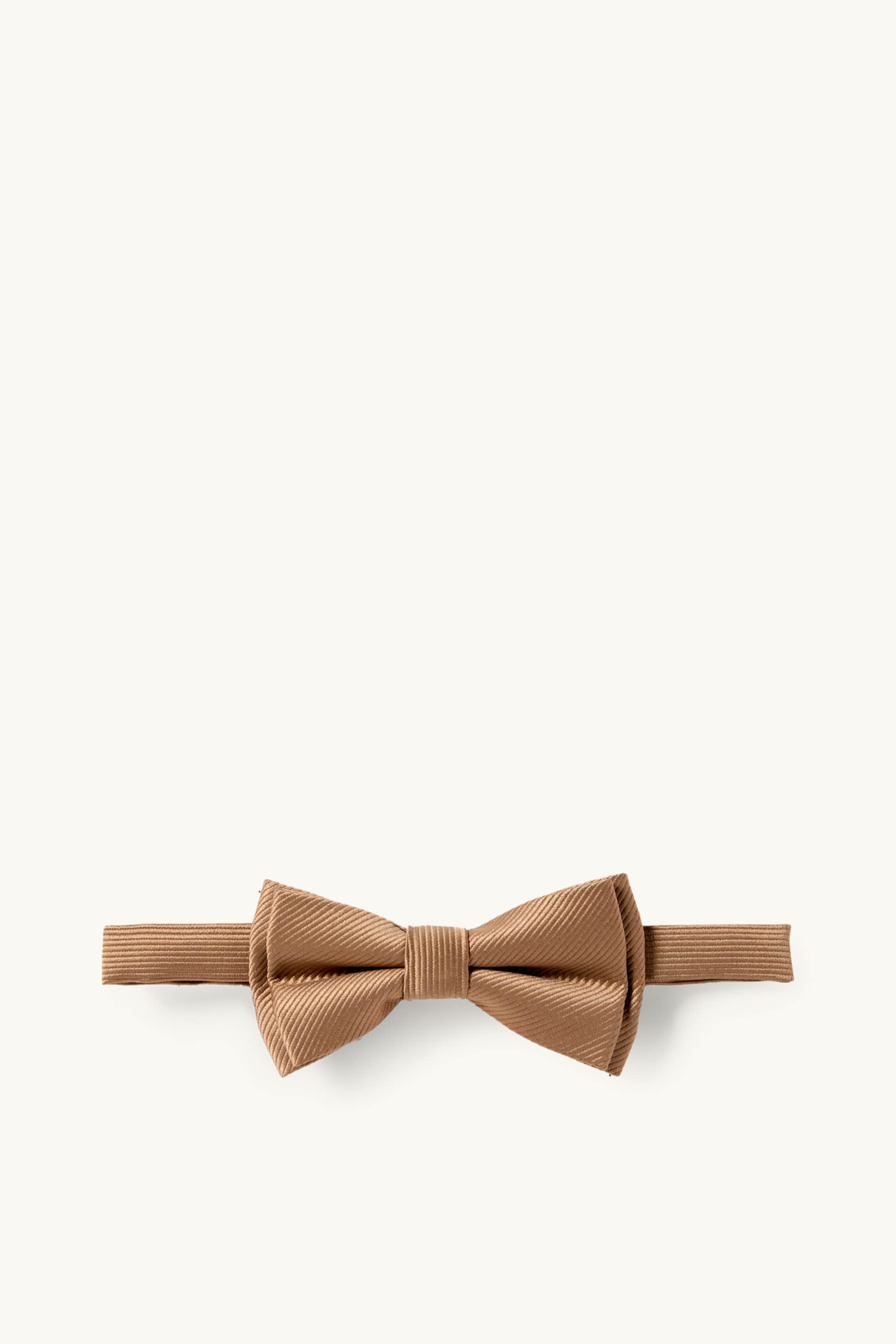 Set - shirt, waistcoat and bow tie - 3 piece - party light beige