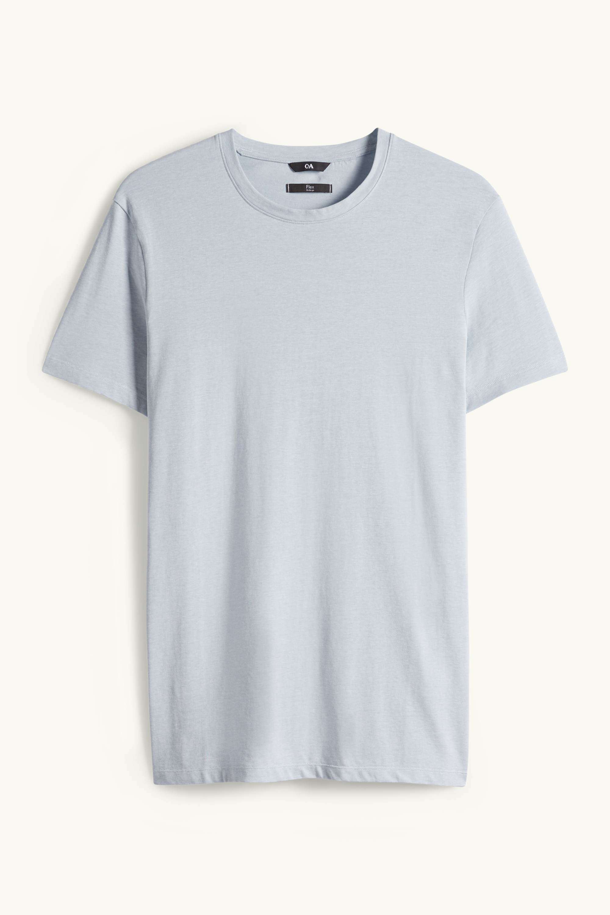 T-shirt - slim fit - Flex light blue