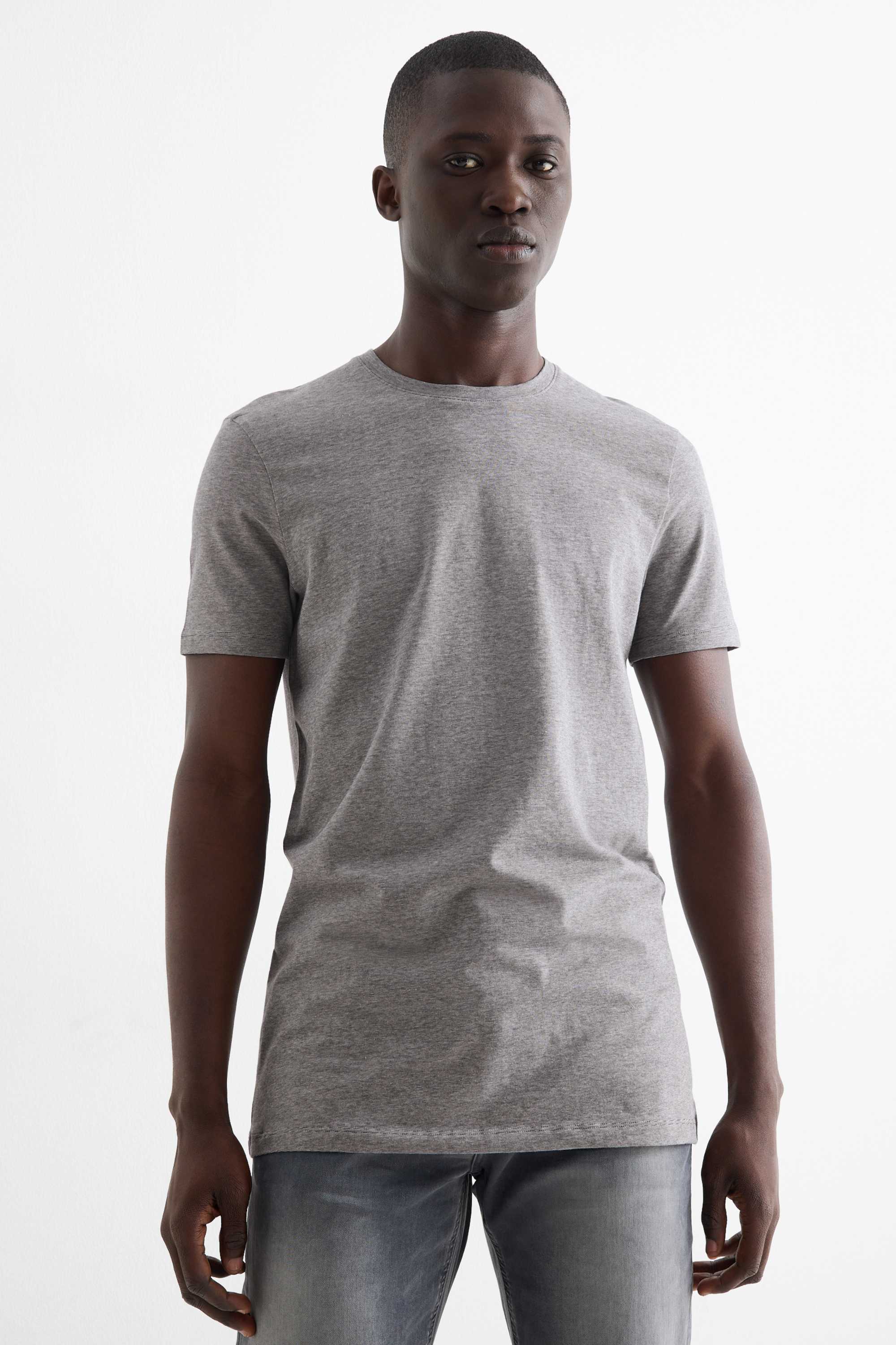 T-shirt - slim fit - Flex gray