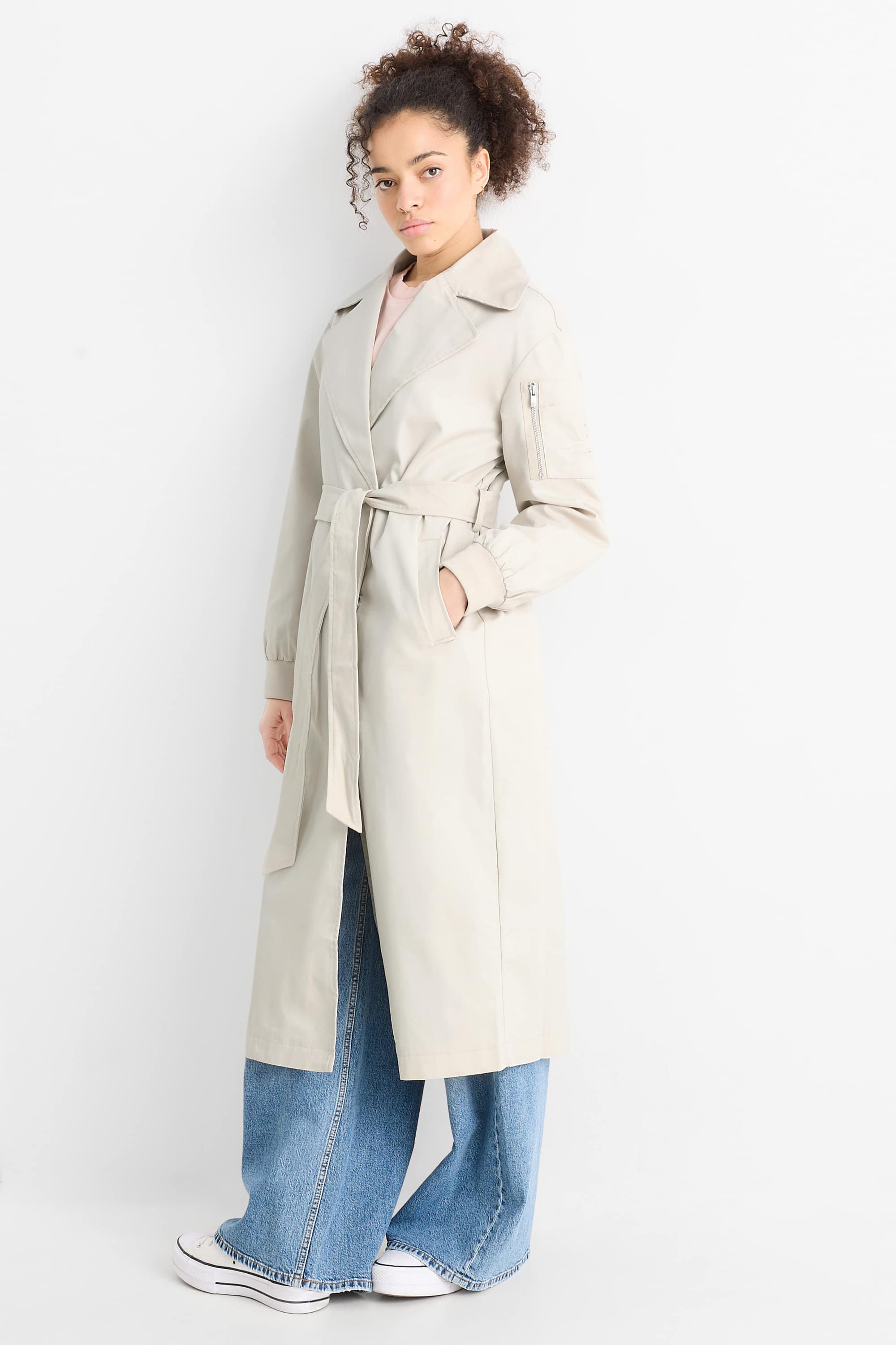 Trench coat light beige