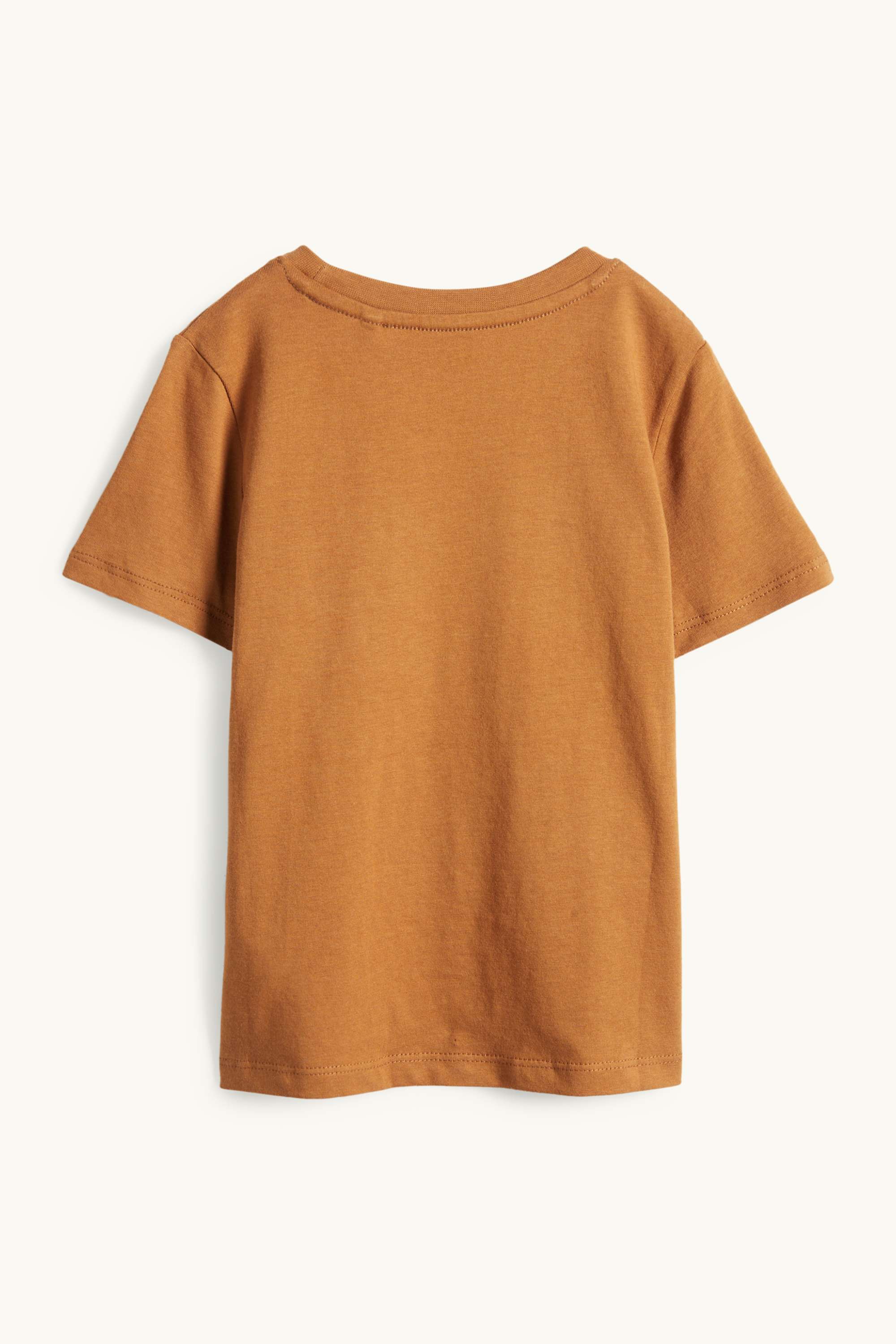 Farm - short sleeve T-shirt - shiny brown