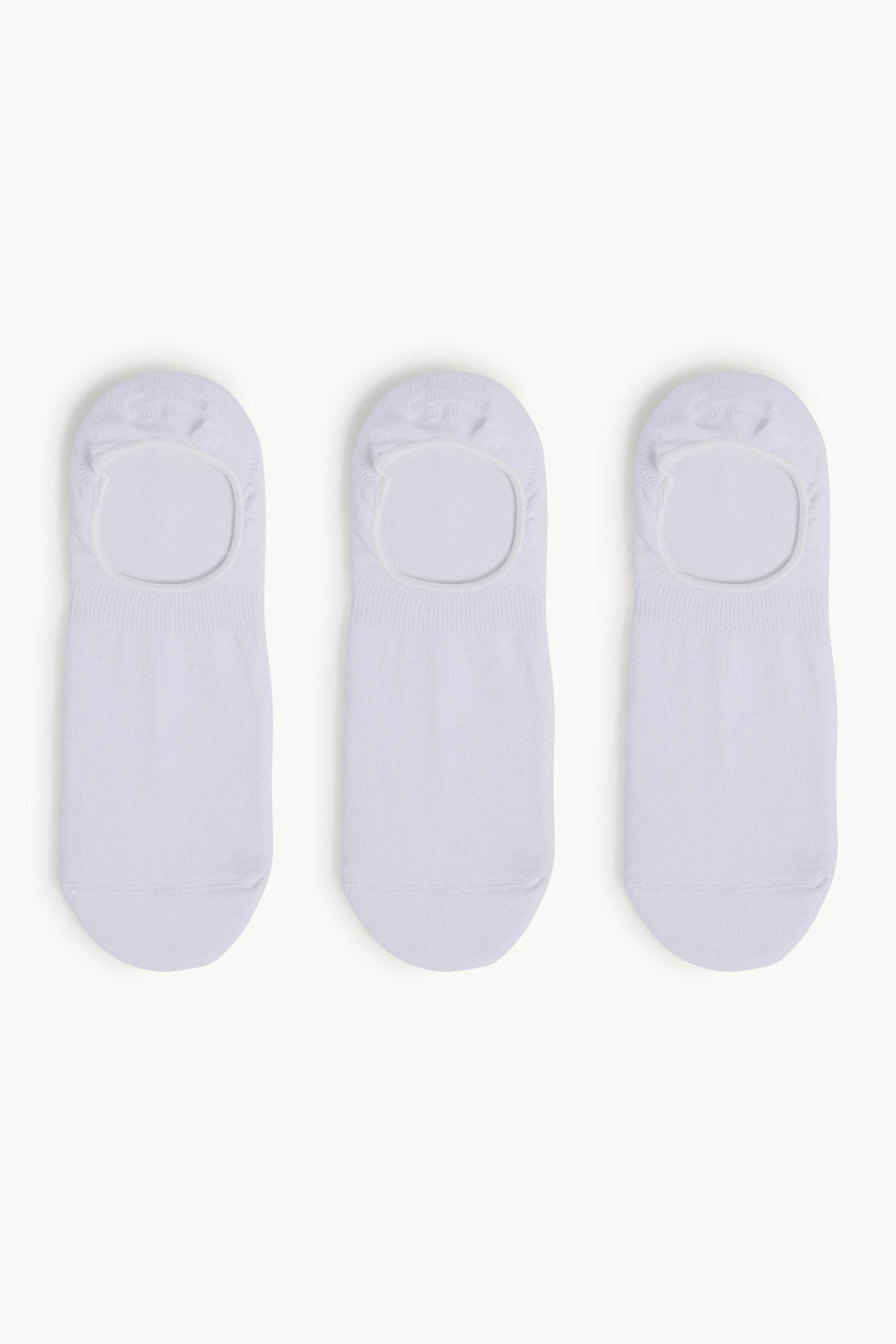 Multipack of 3 - footsies white
