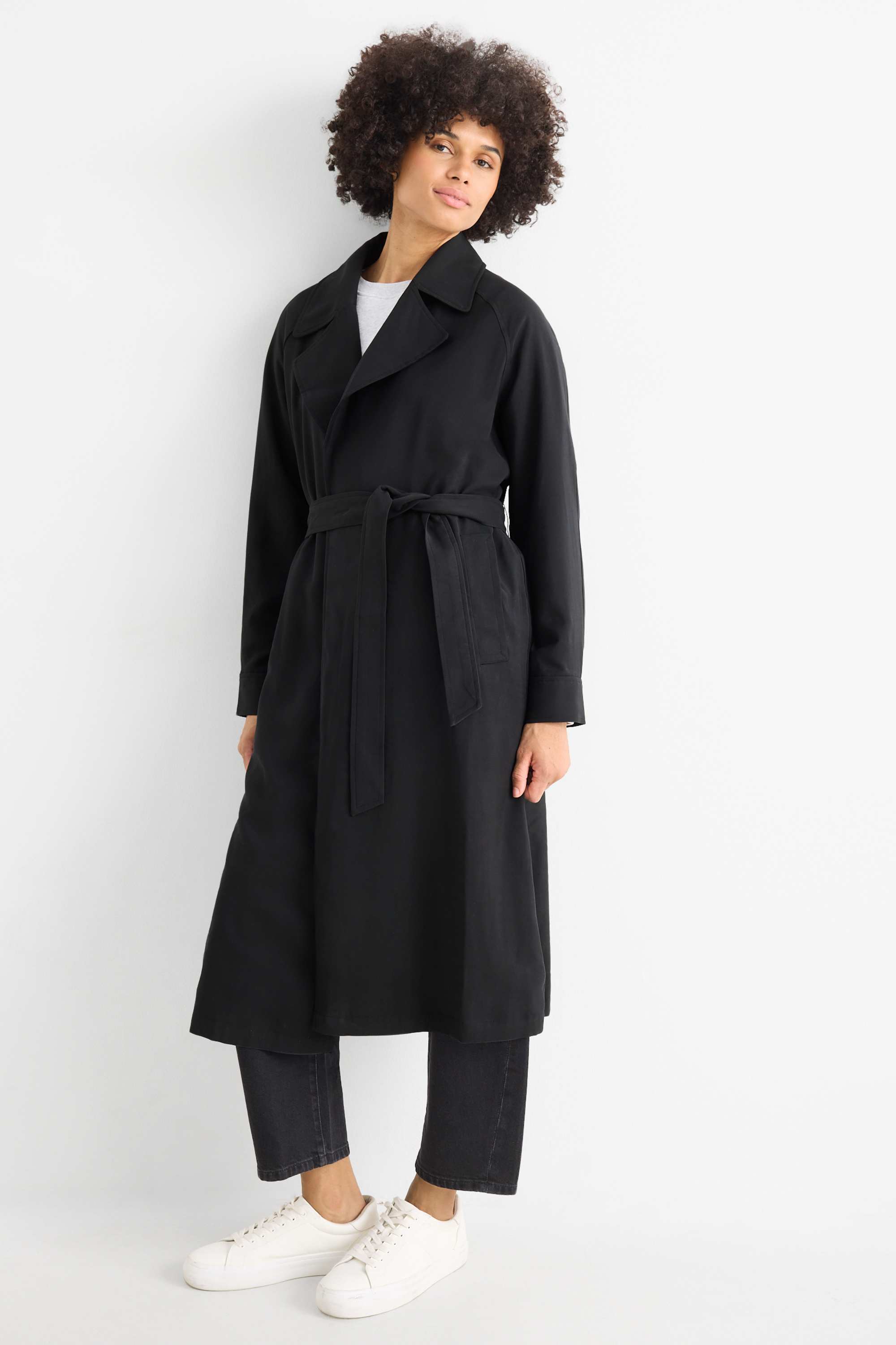 Trench coat black
