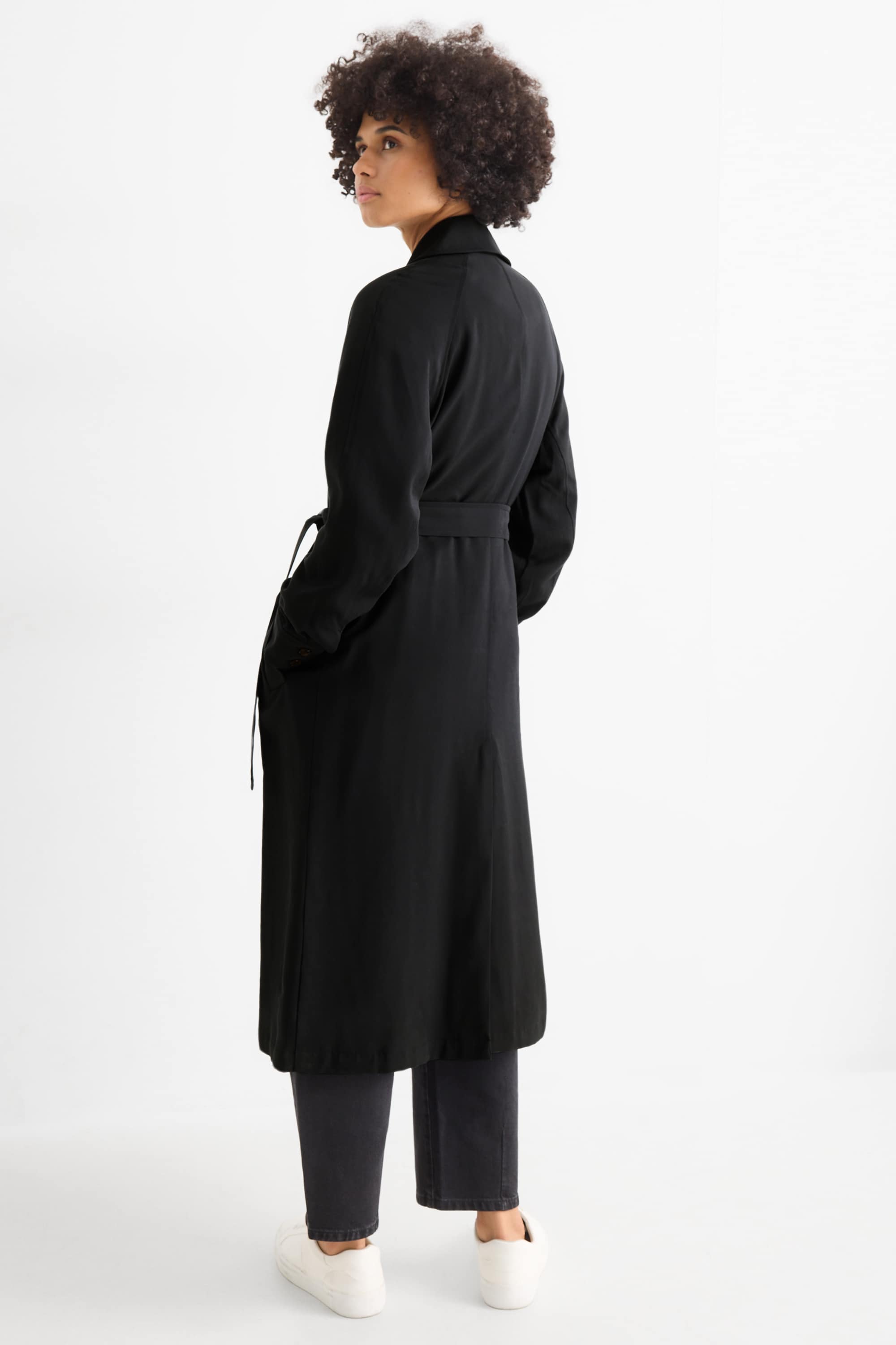 Trench coat black
