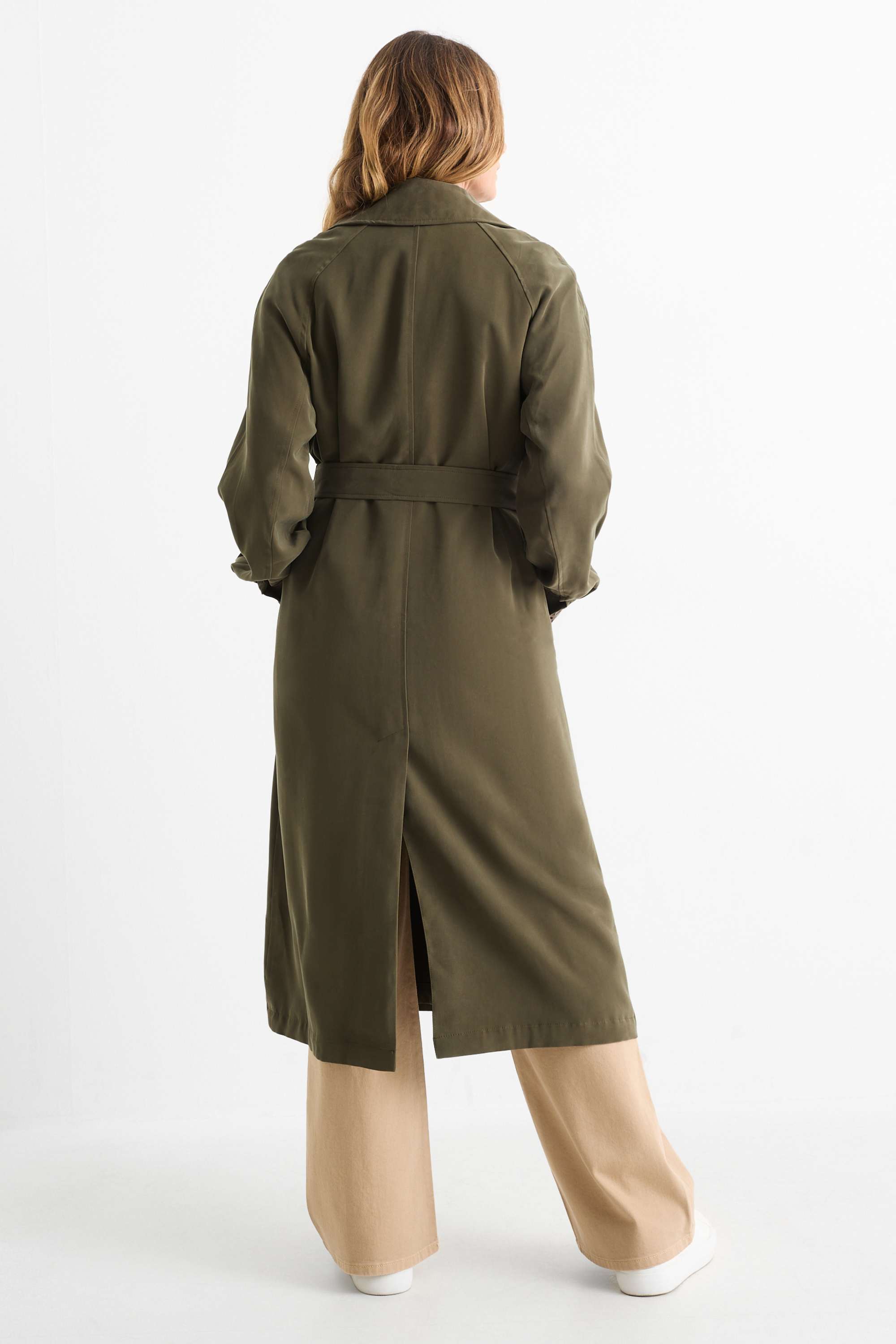 Trench coat khaki