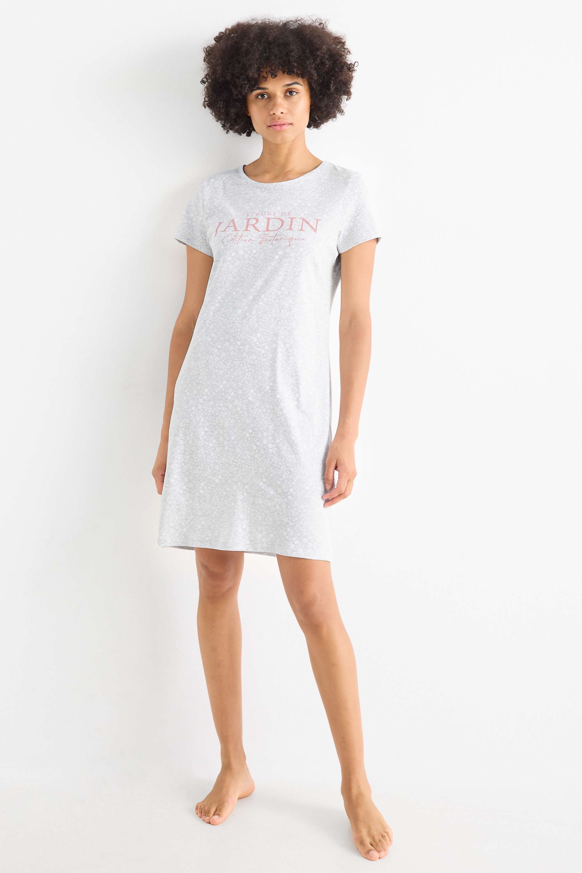 Nightdress light gray