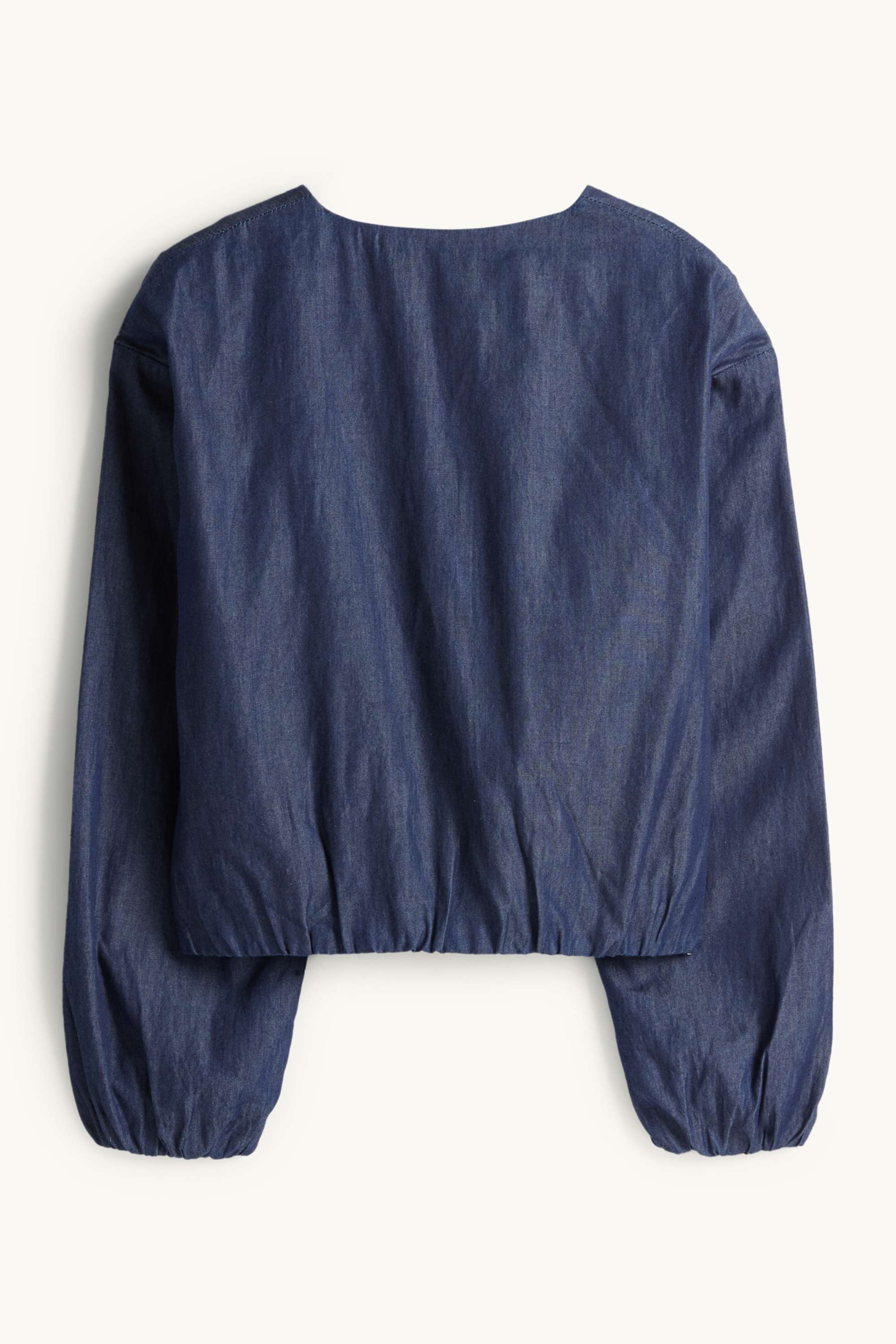 Denim bomber jacket dark blue