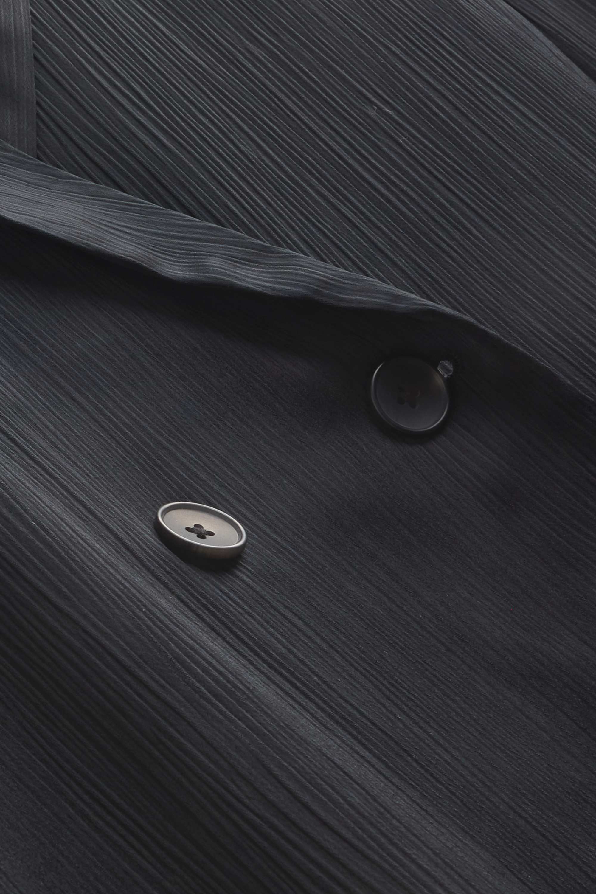 Blazer - regular fit - ribbed black