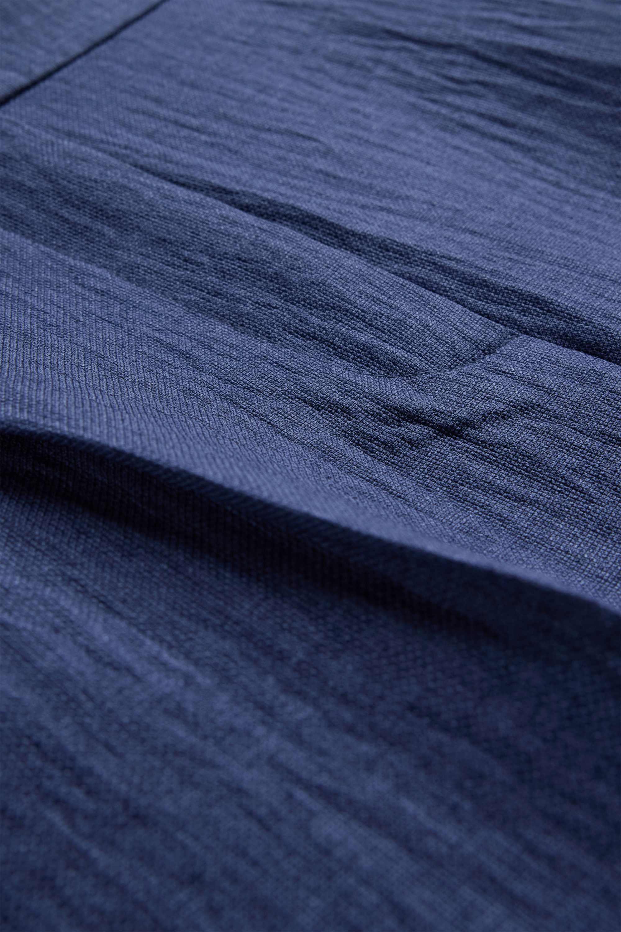 Business trousers - high-rise waist - regular fit dark blue