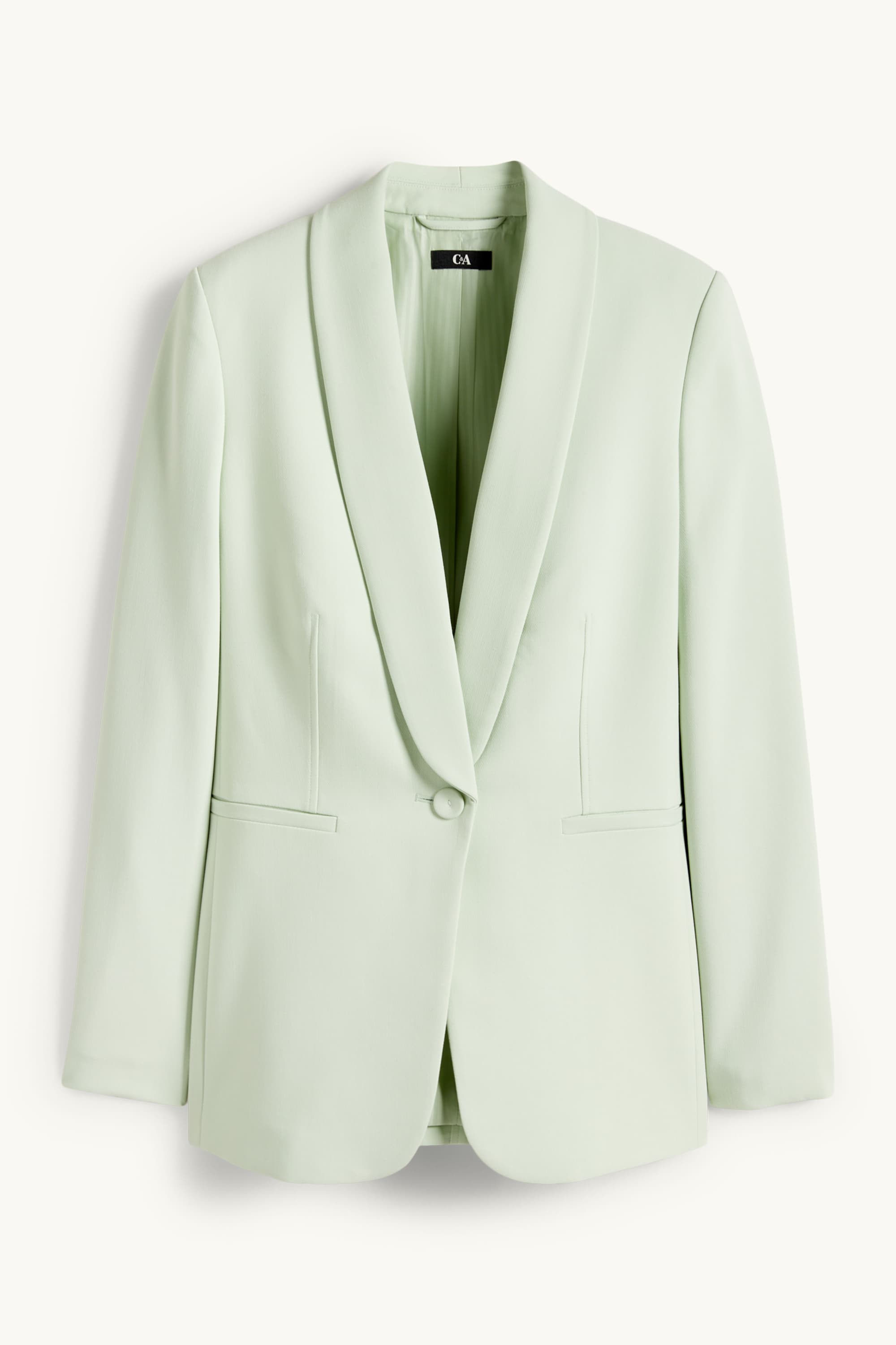 Long blazer - regular fit mint green