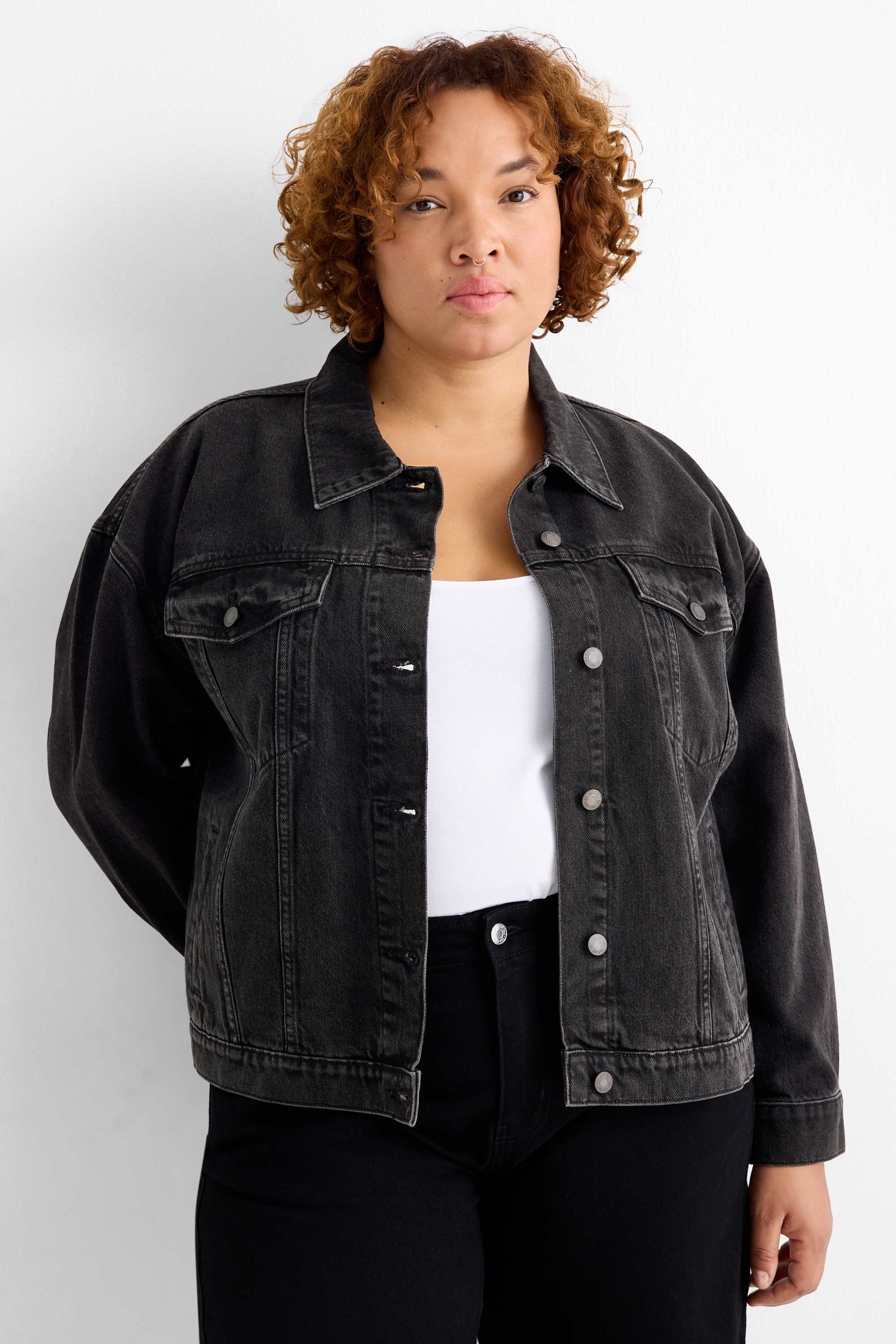 Denim jacket denim-dark gray
