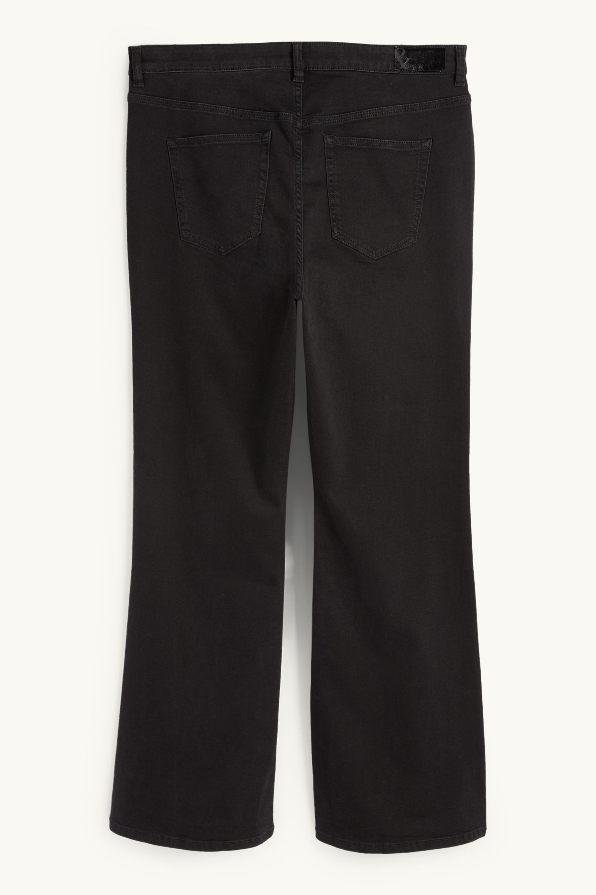 Flared jeans - high waist black