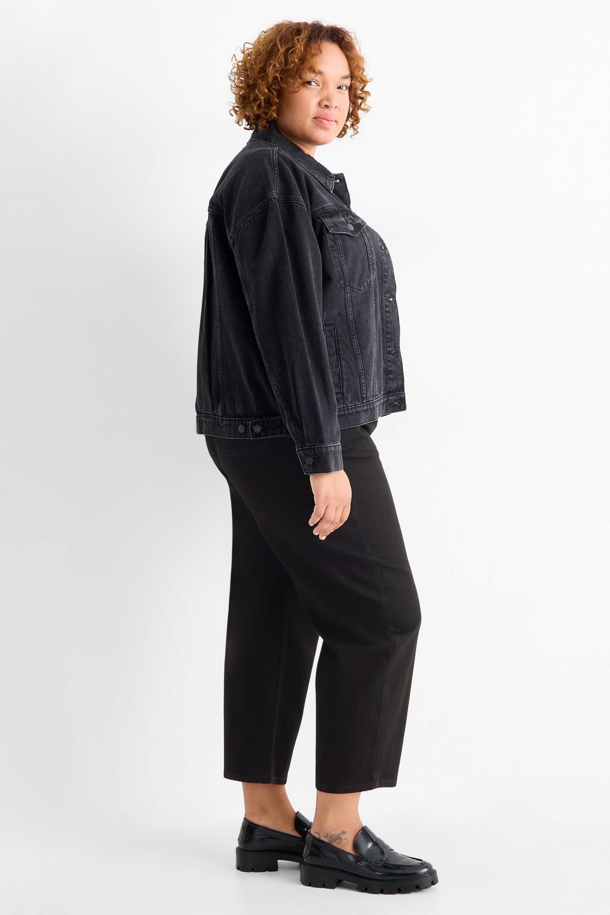 Balloon jeans - high waist black