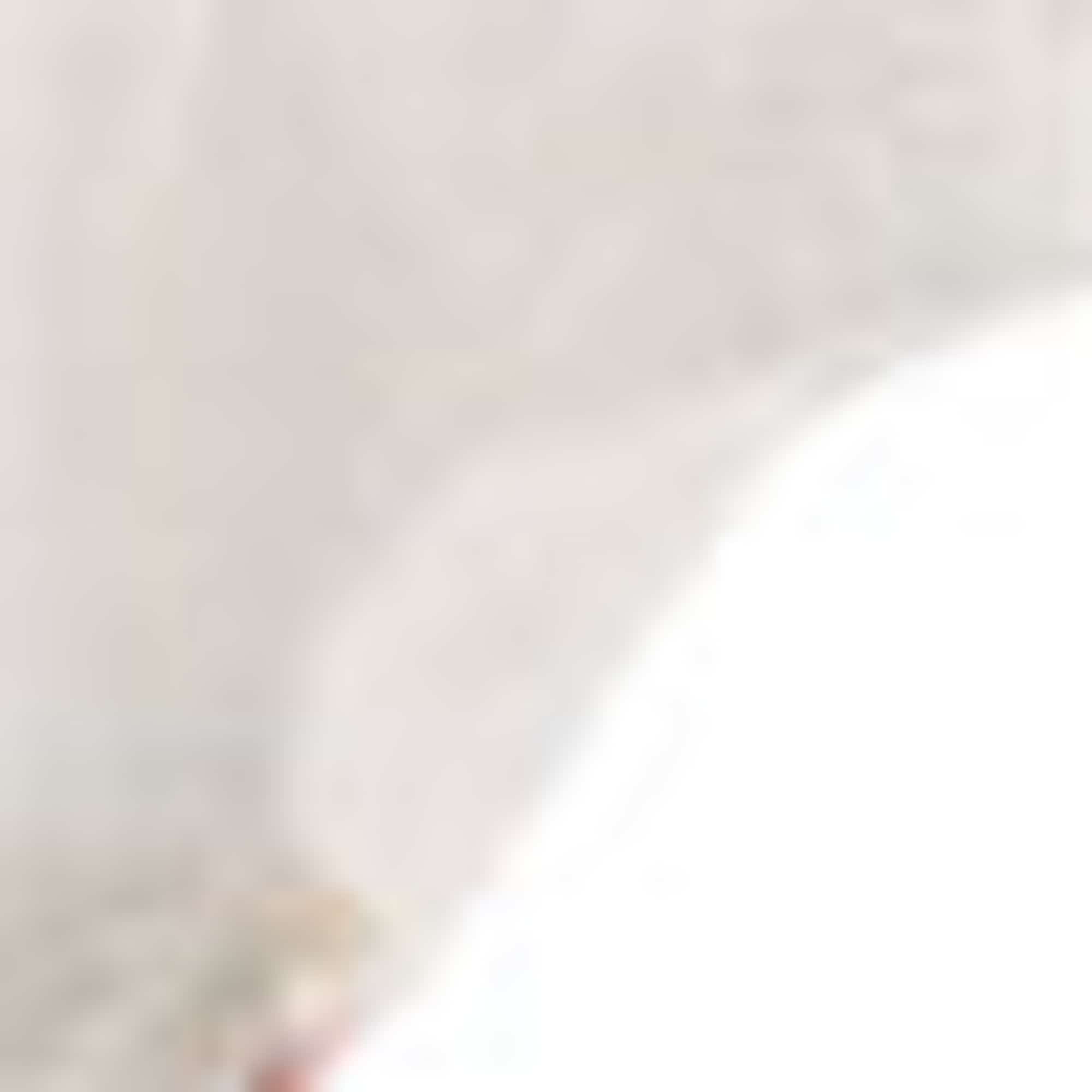 Floral - baby hat white