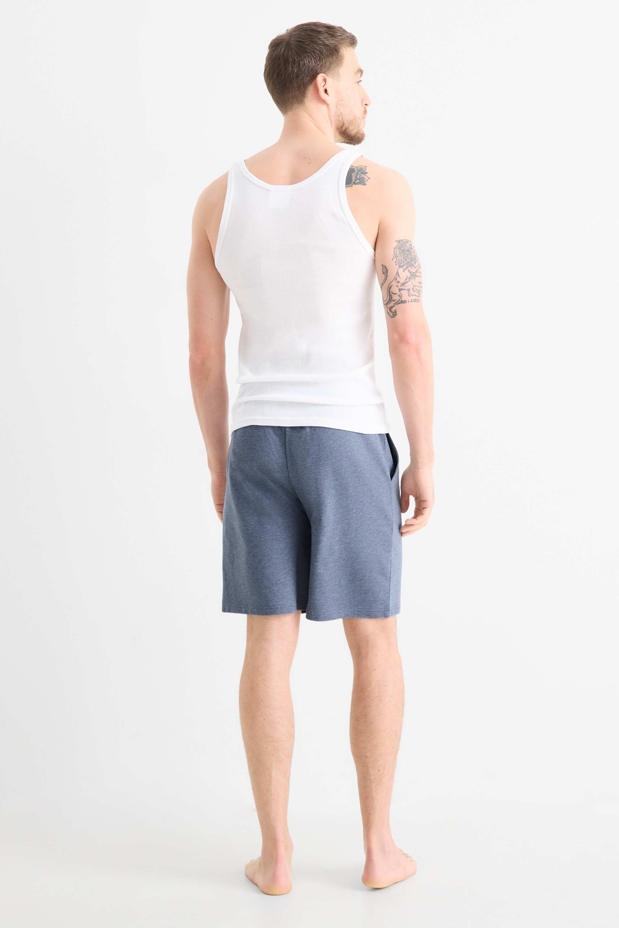 Pyjama shorts blue