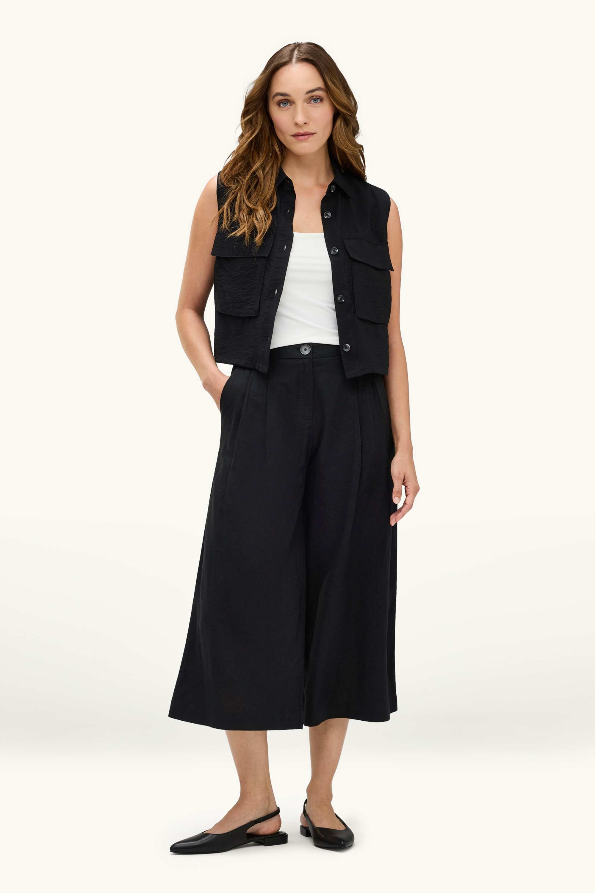 Waistcoat - textured black