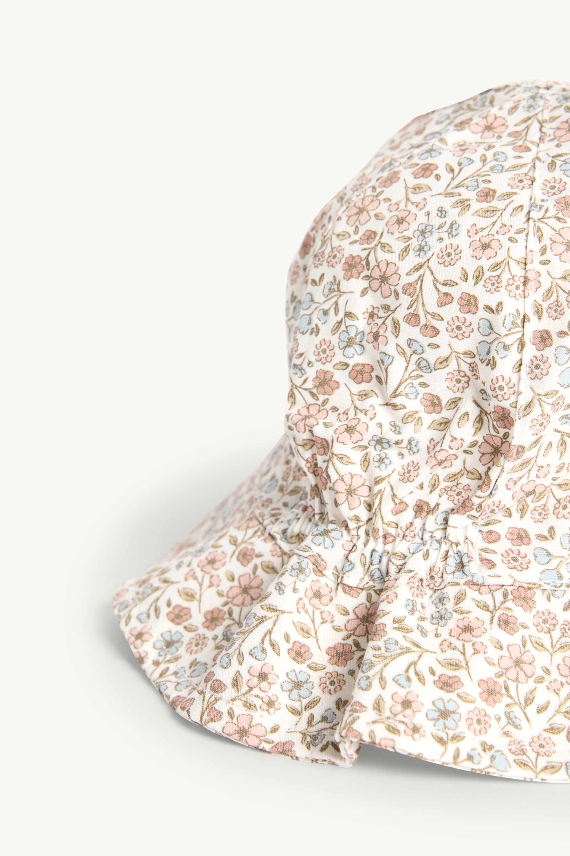 Floral - baby hat creme