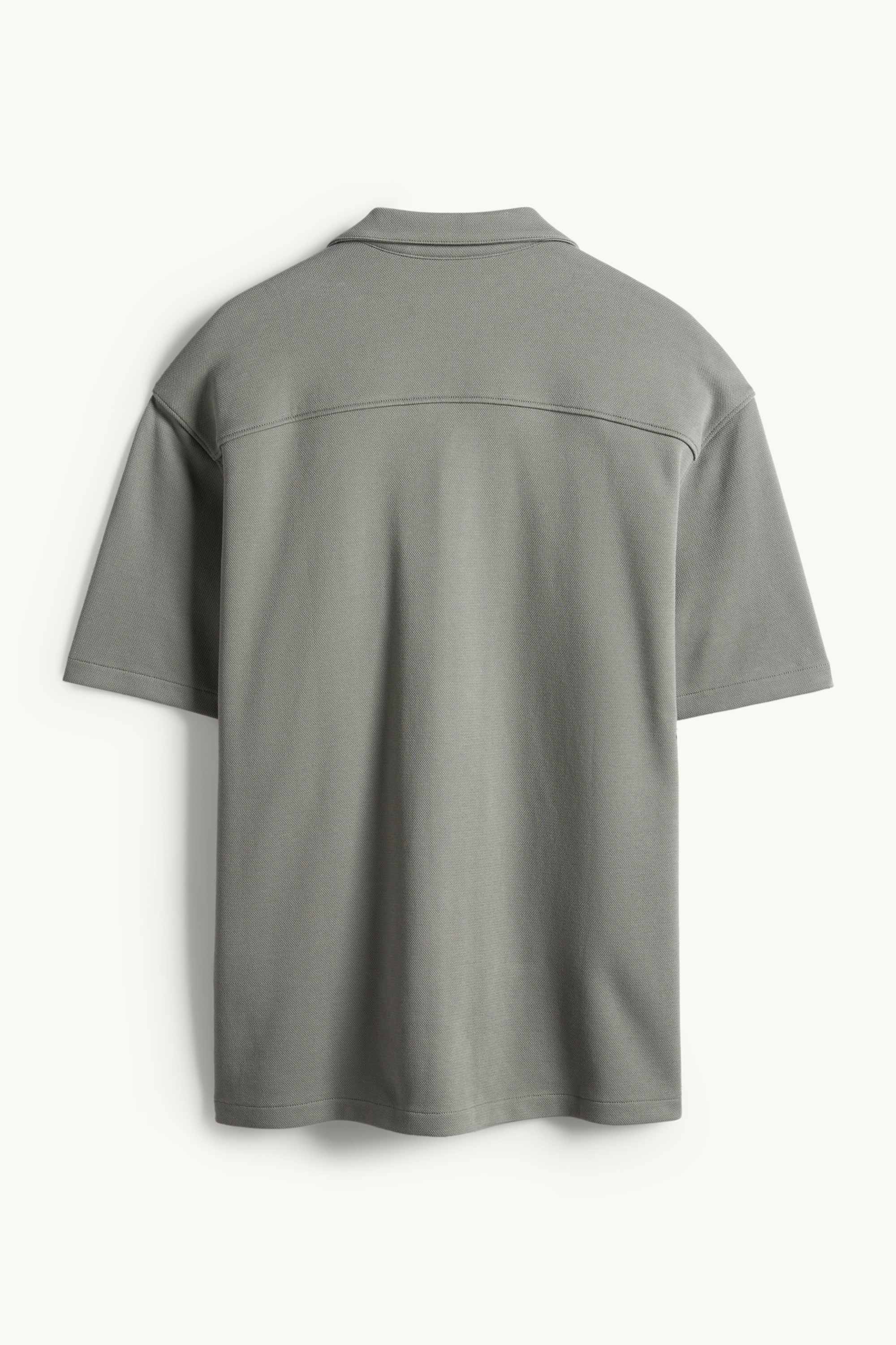 Shirt - regular fit - lapel collar gray