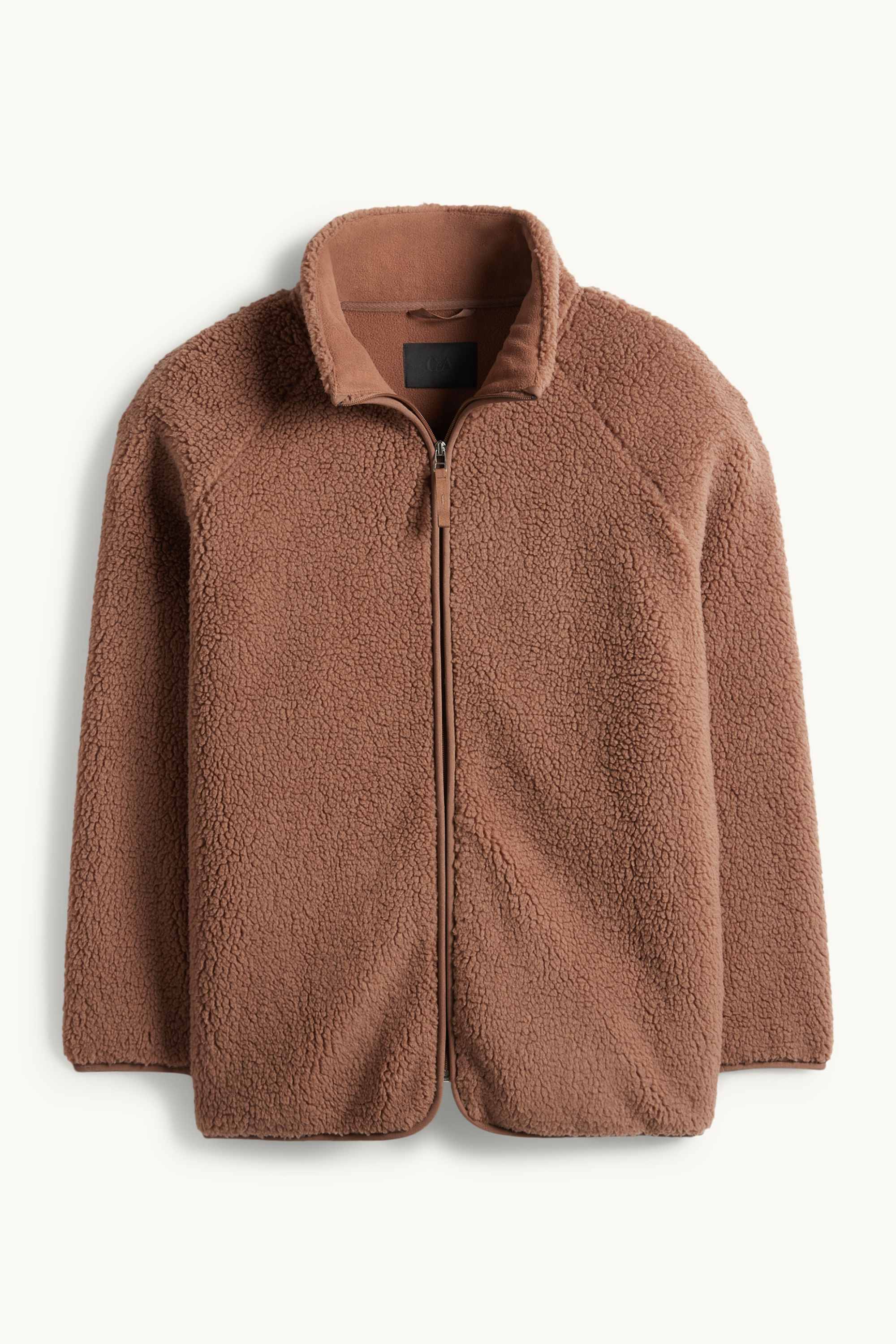 Teddy fur jacket brown