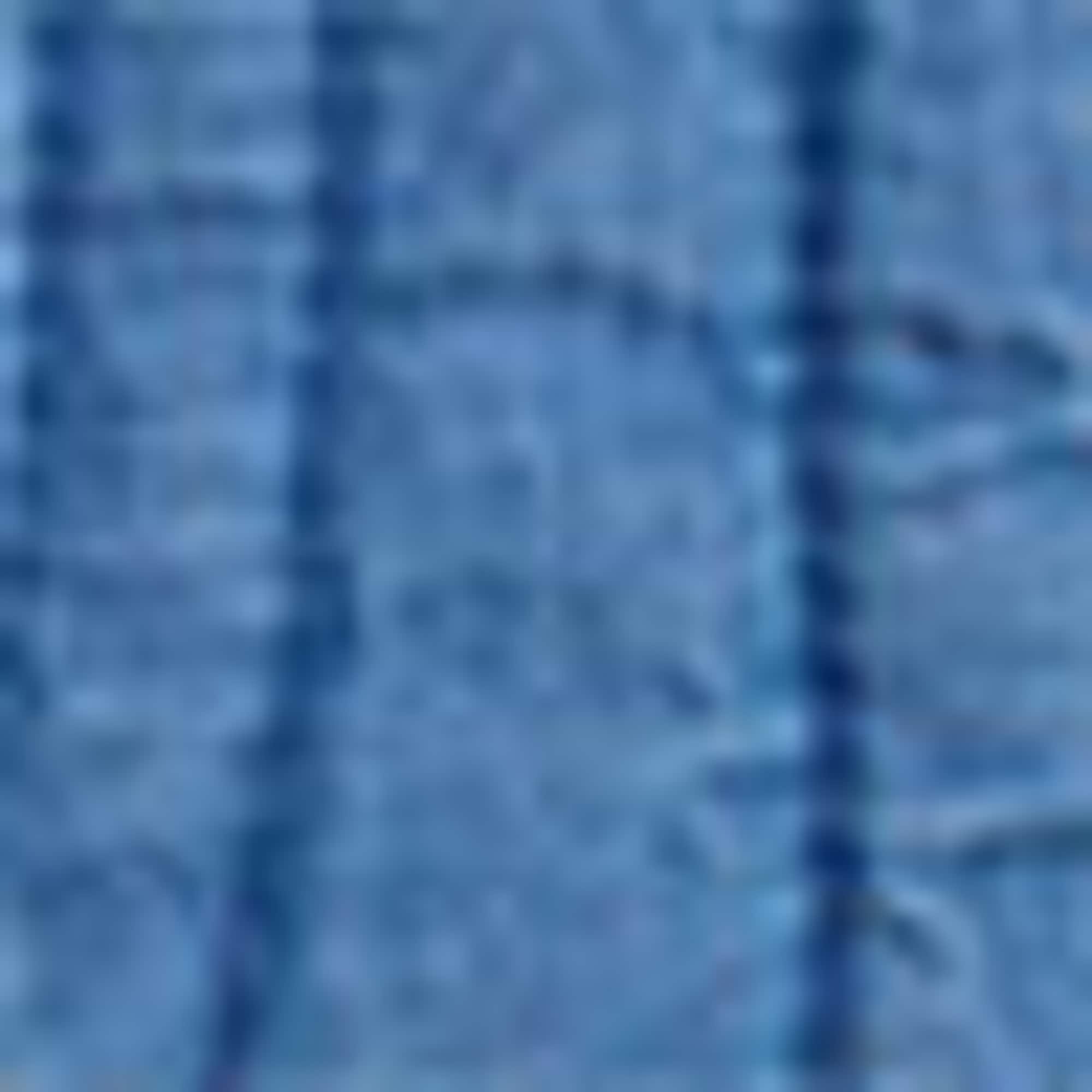 Quilted denim jacket dark blue