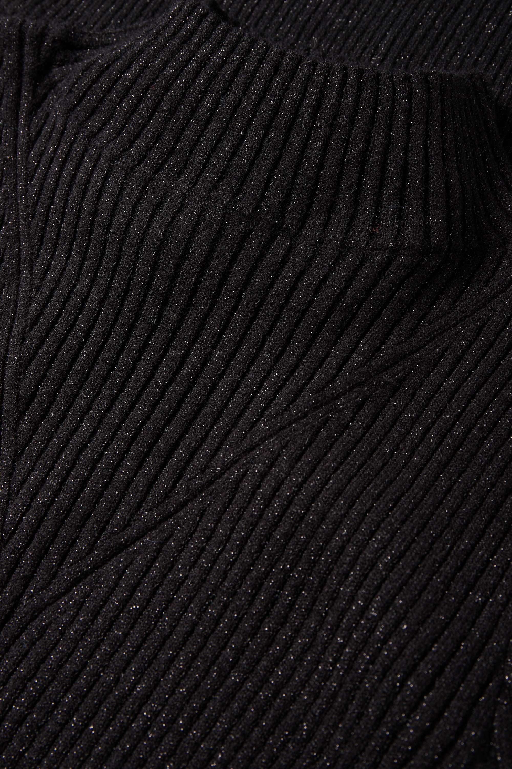 Bodycon dress - ribbed black