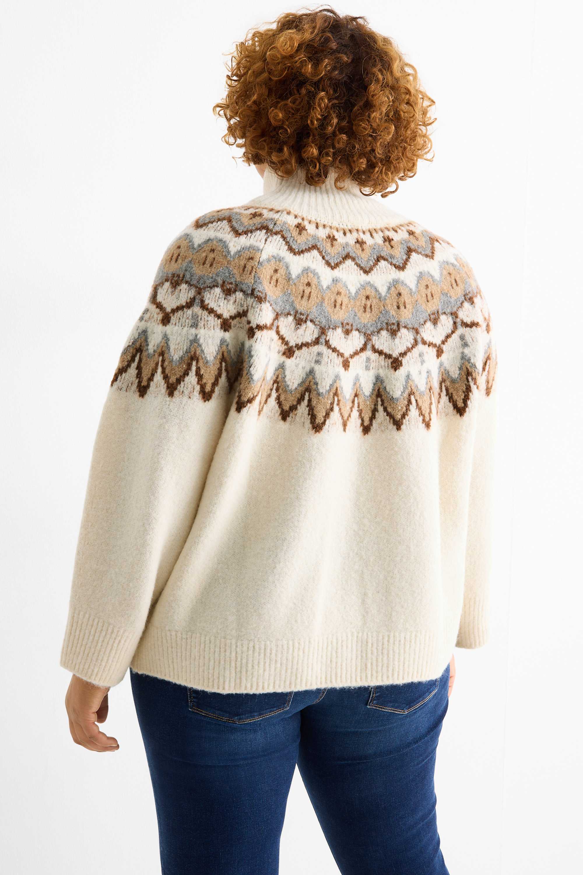 Jumper - patterned cremewhite