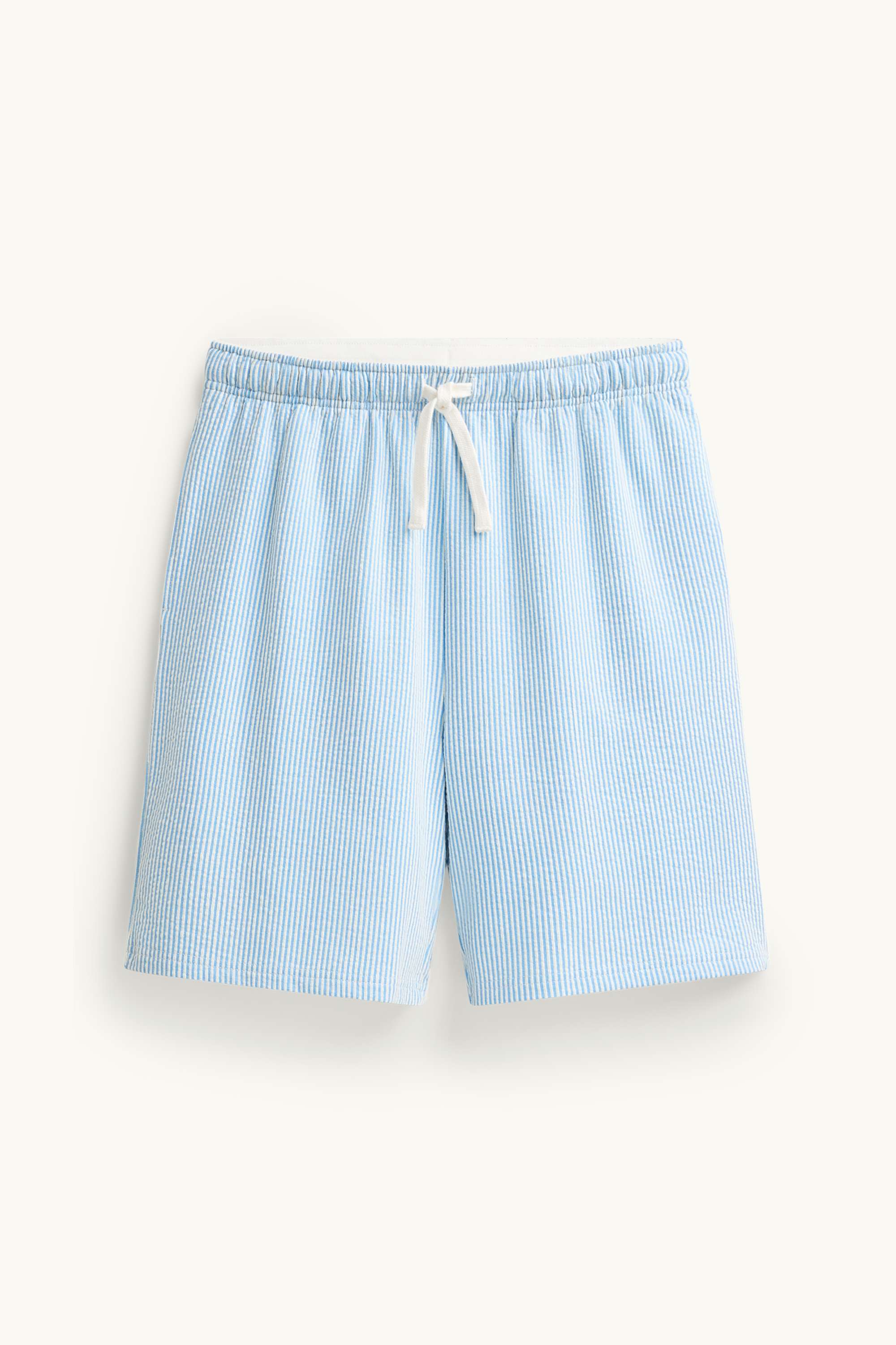 Pyjama shorts - striped blue / white