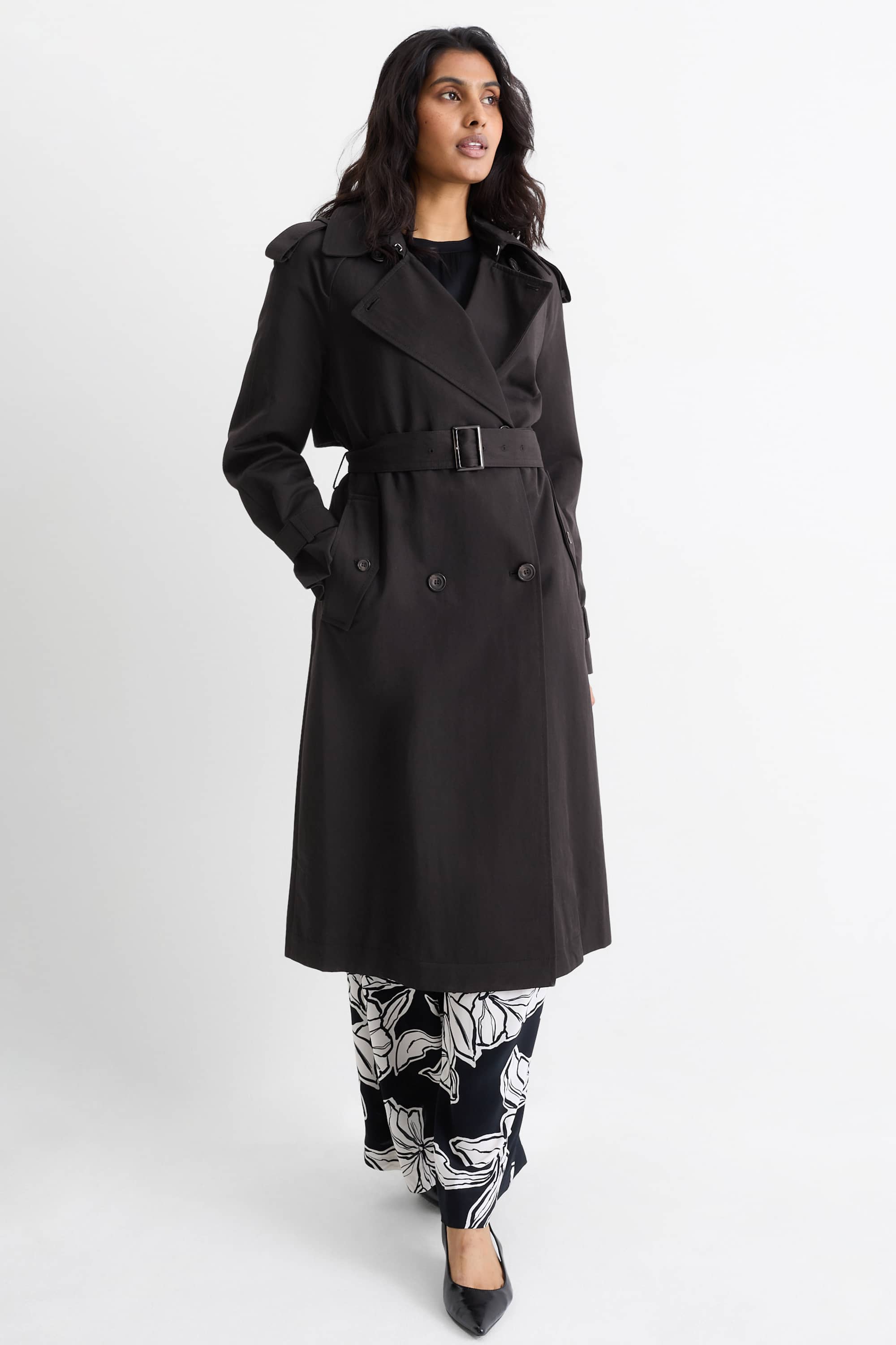 Trench coat black