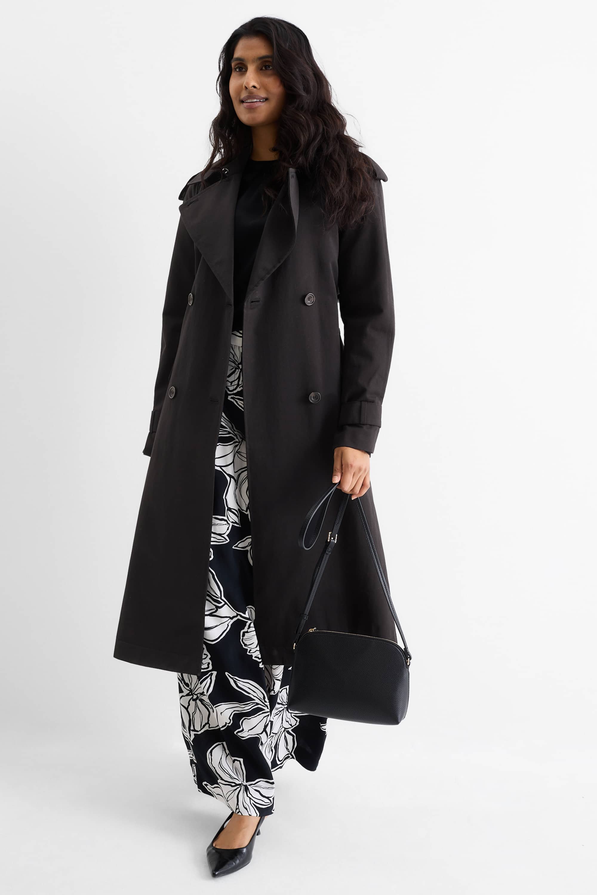 Trench coat black