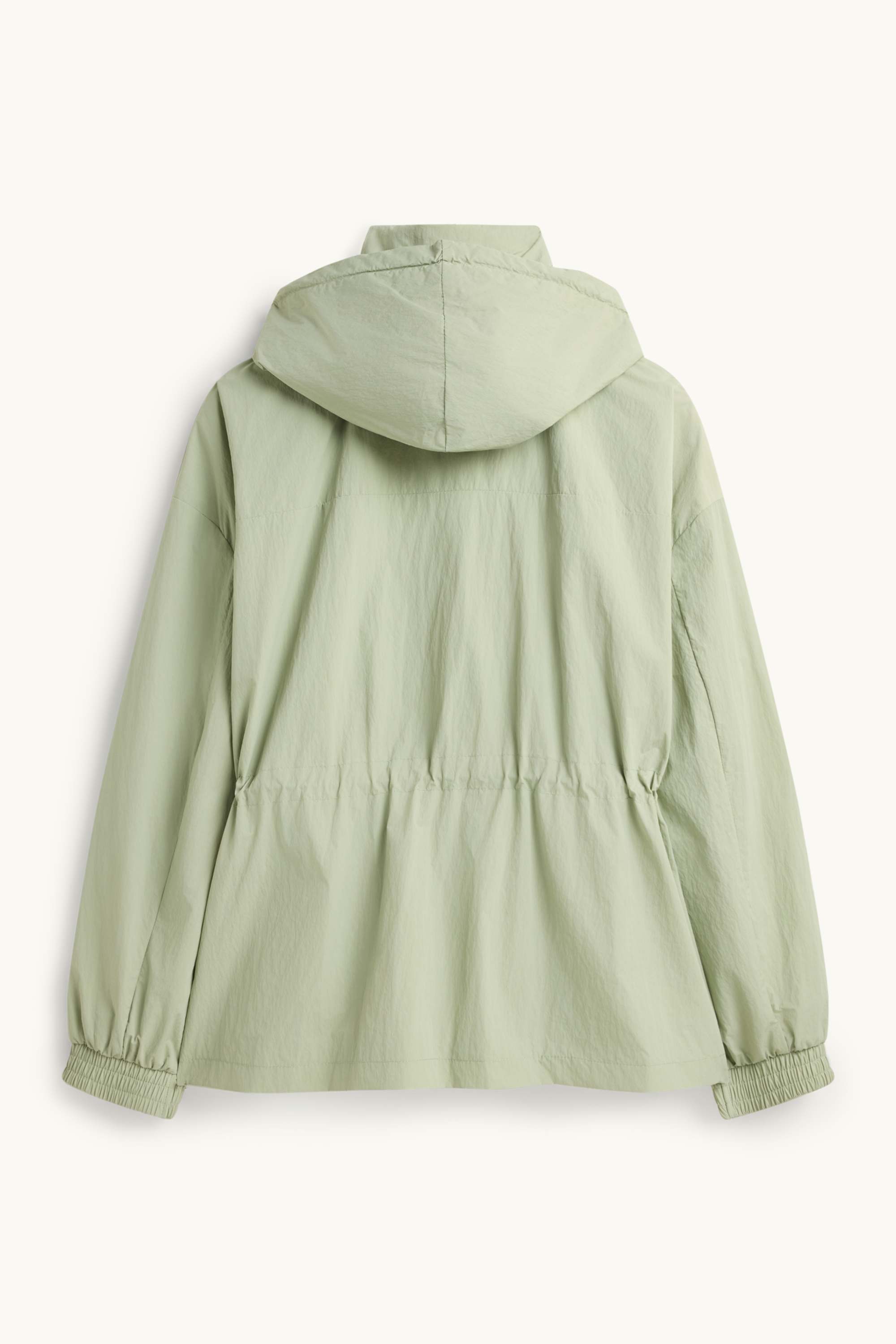 Jacket with hood light green