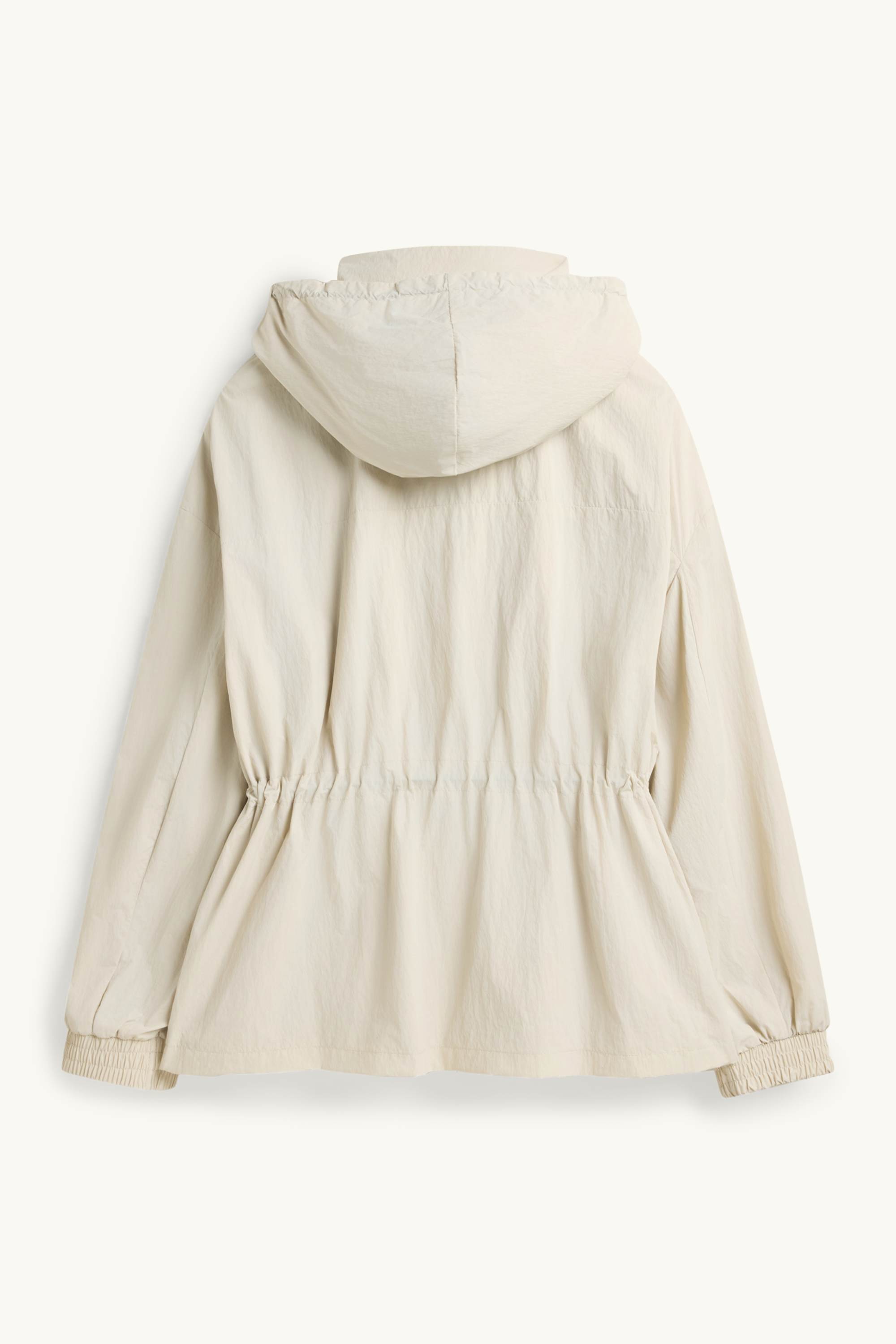 Jacket with hood cremewhite