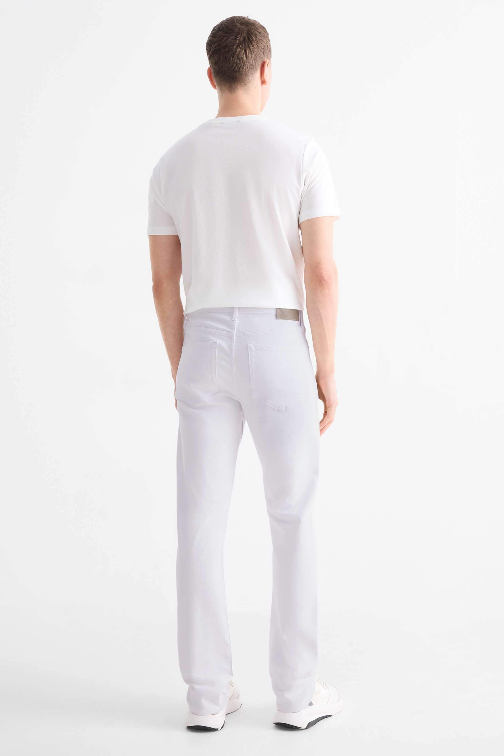 Straight jeans white
