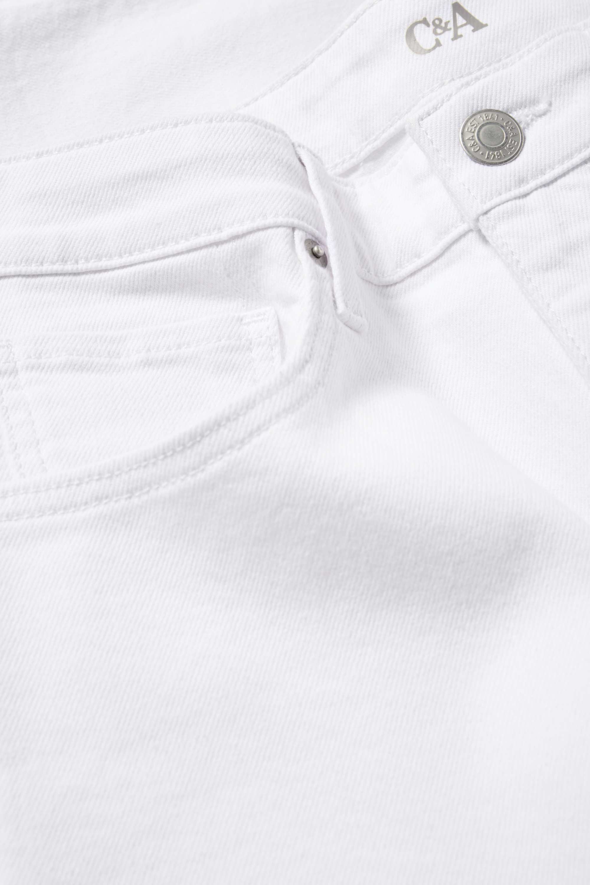 Straight jeans white