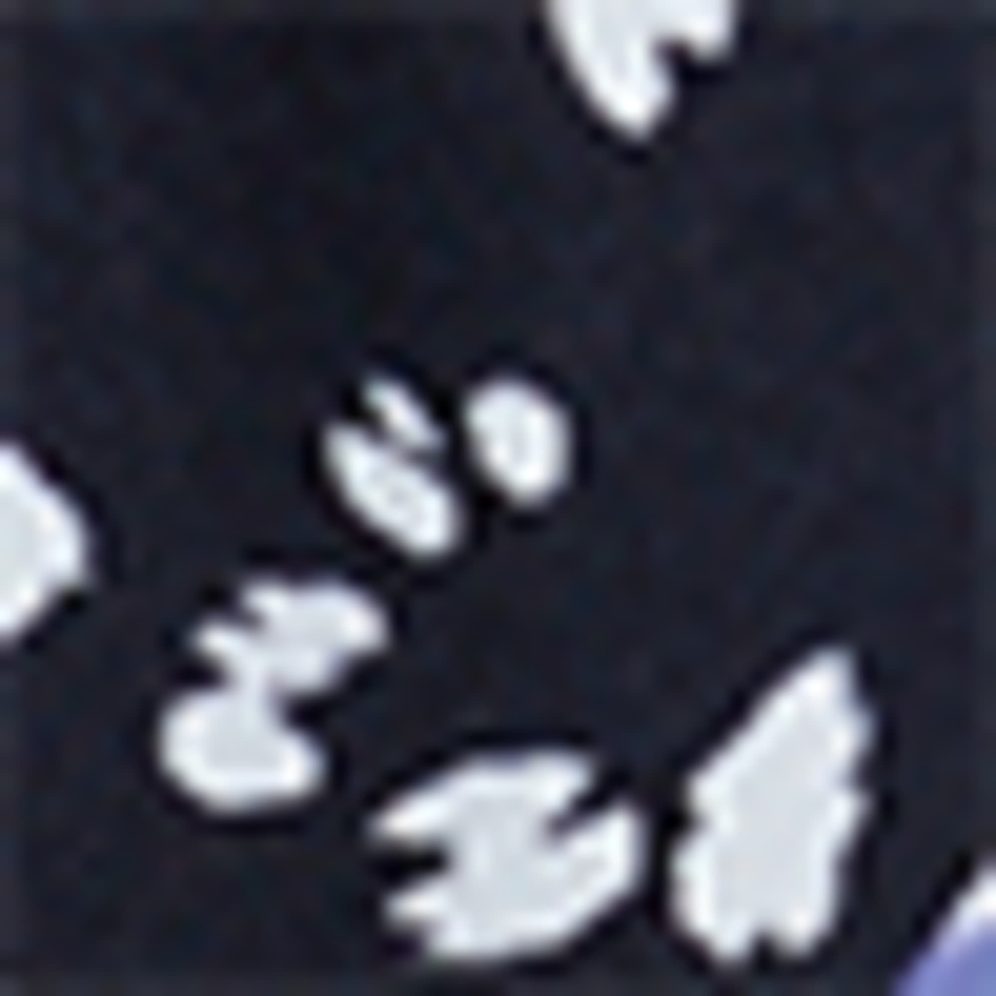 Blouse - patterned dark blue