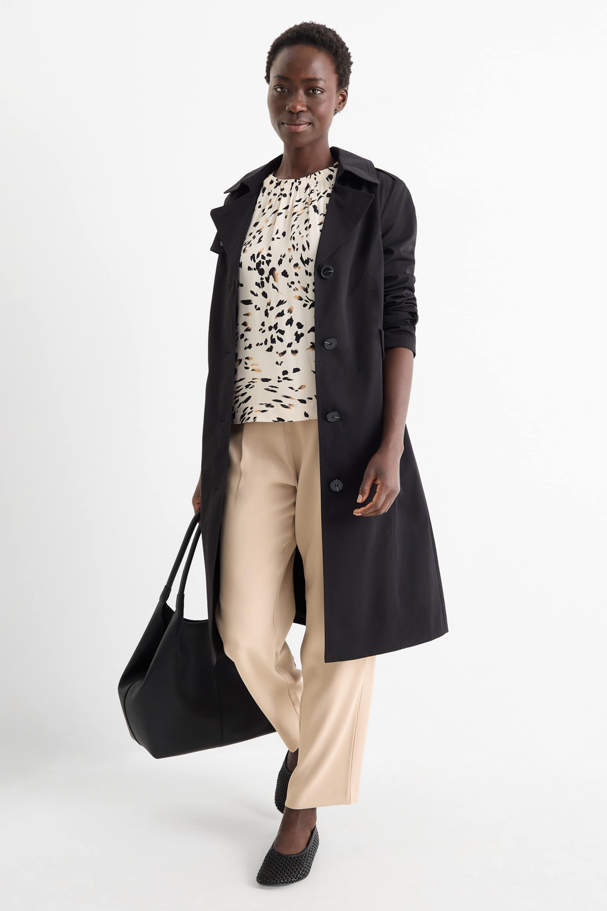 Blouse - patterned cremewhite