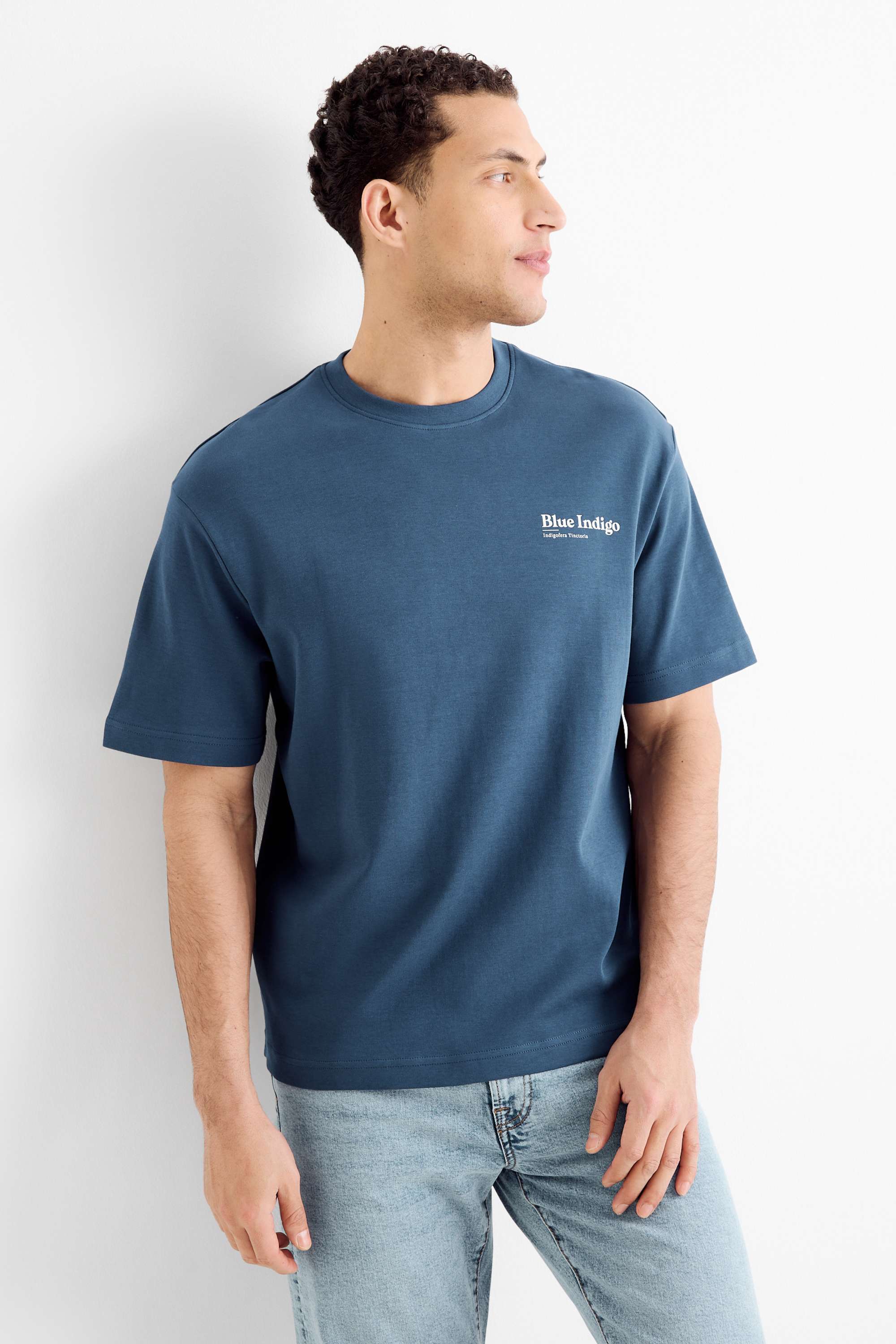 T-shirt - oversized dark blue