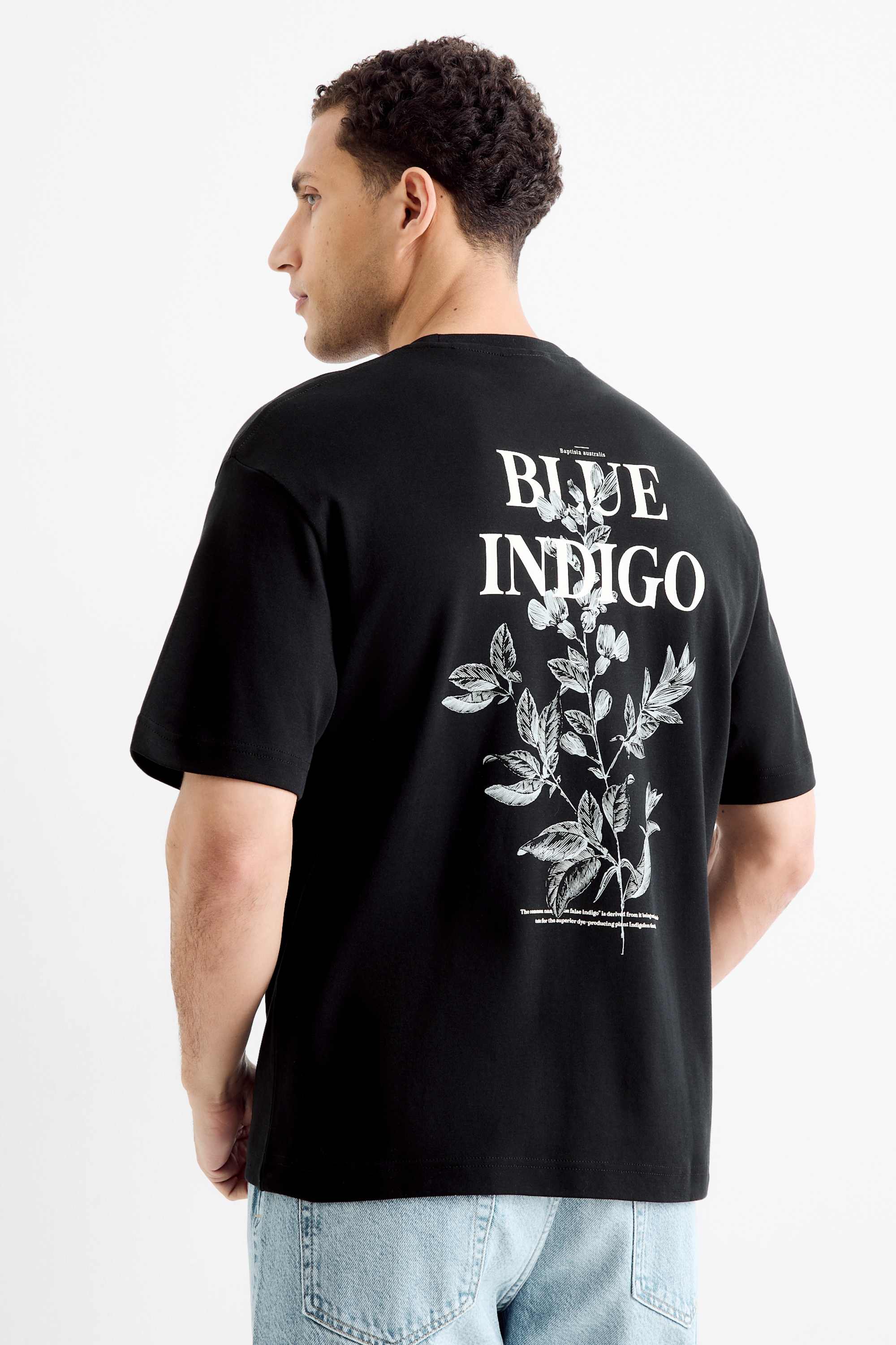 T-shirt - oversized black