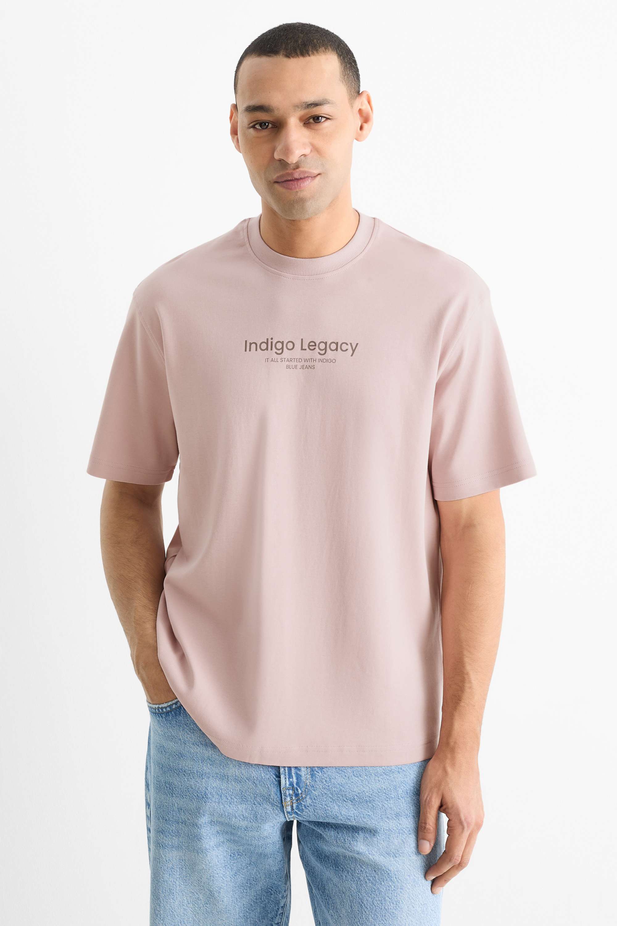T-shirt - relaxed fit pink