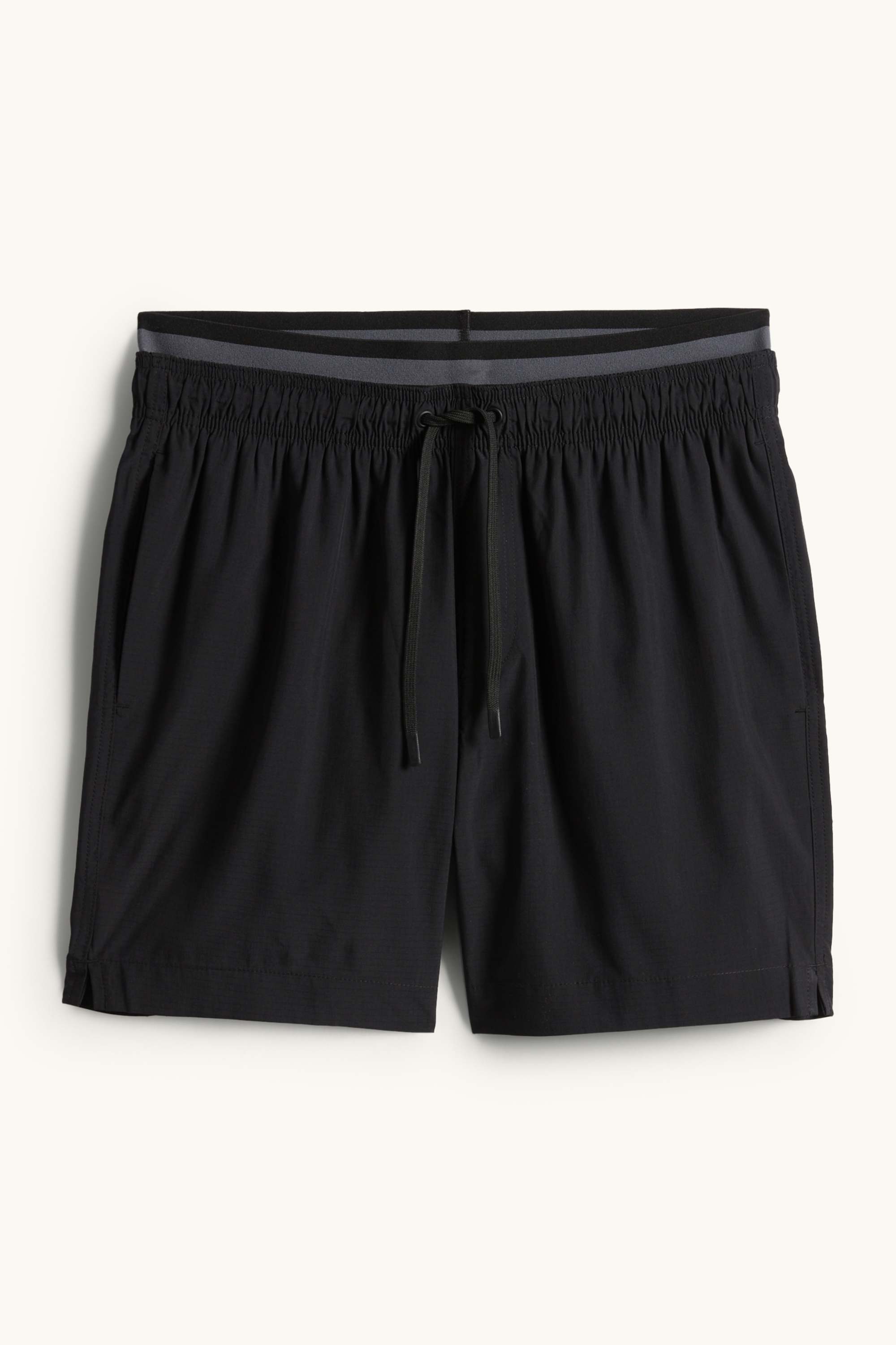 Swim shorts - 2-in-1 look black