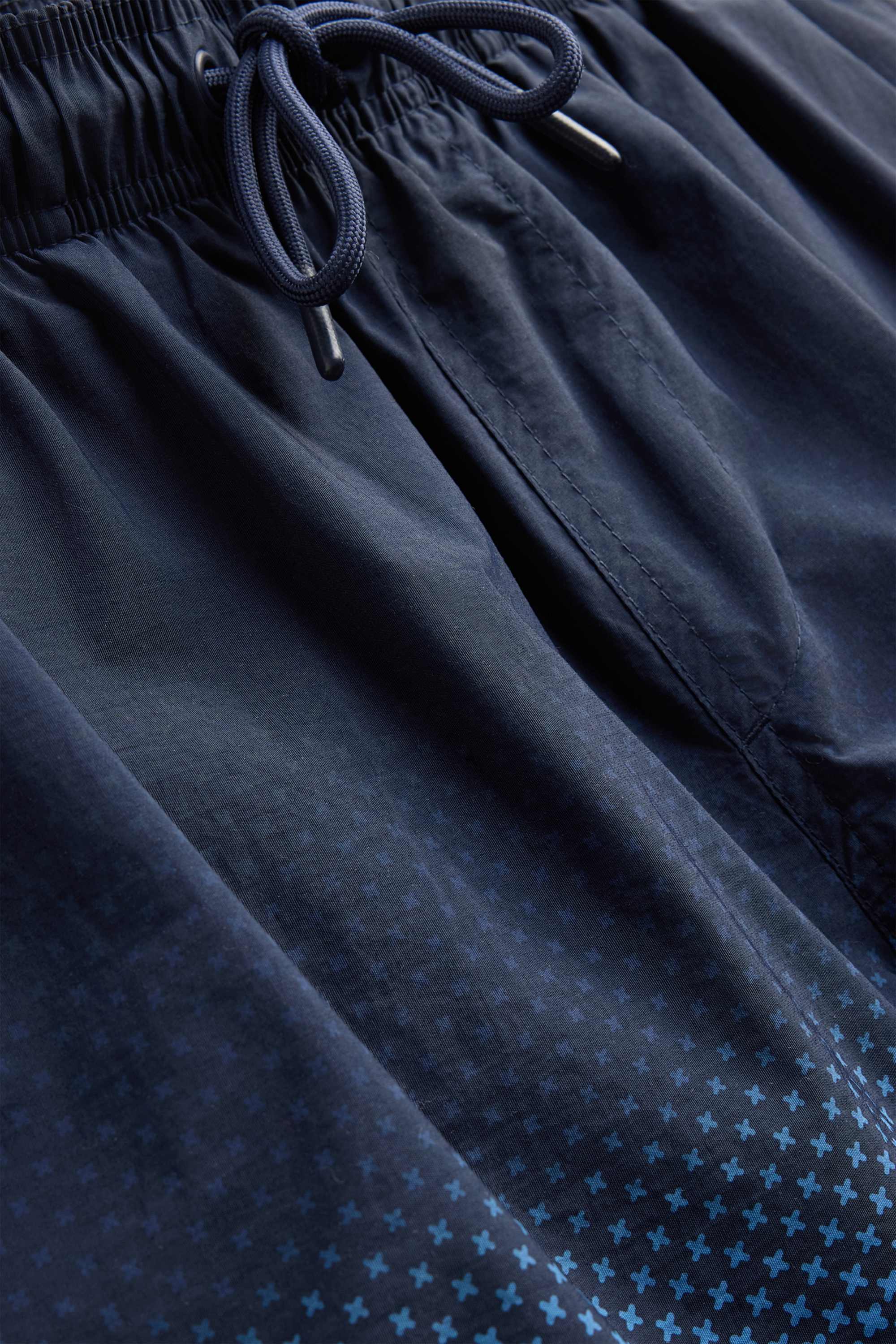 Swim shorts - patterned dark blue